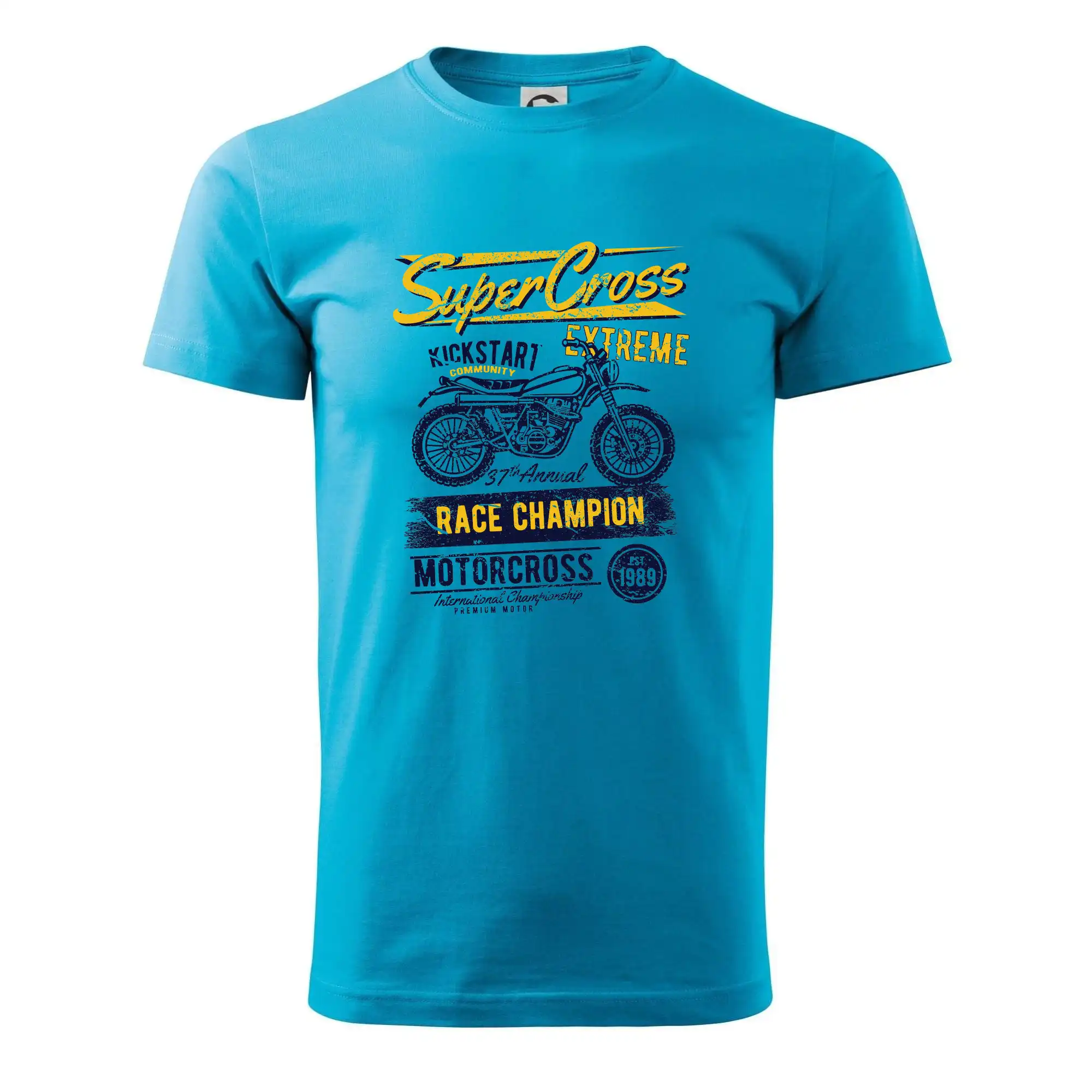 Motocross tričká - Super Cross - Klasické pánske tričko vyššej gramáže