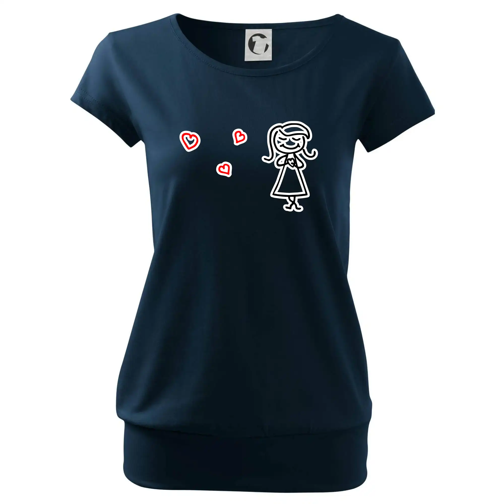 Tričká pre zamilovaných - Láska bublifuk - Voľné tričko city