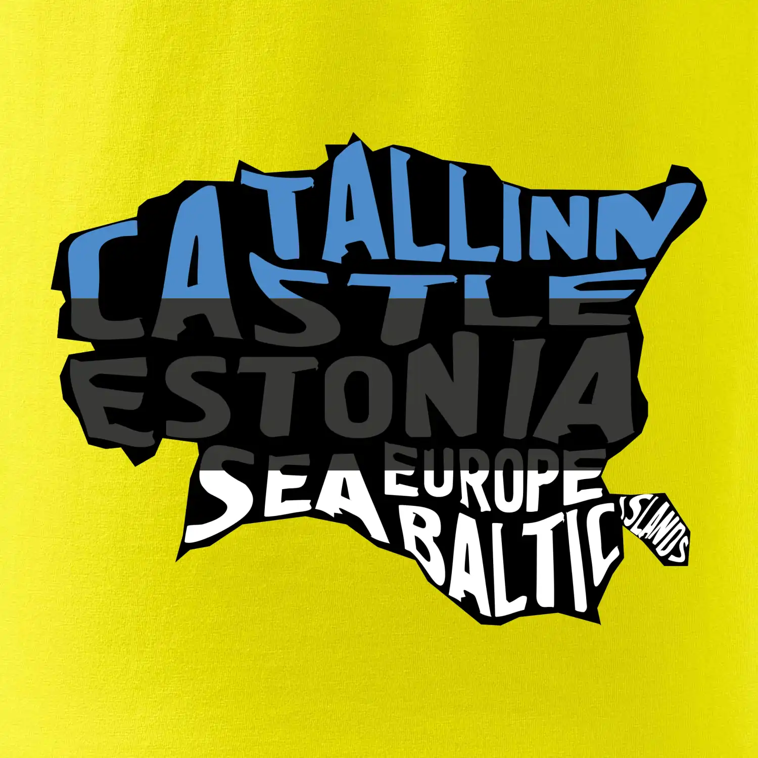 Mapy - názvy měst - Estonsko