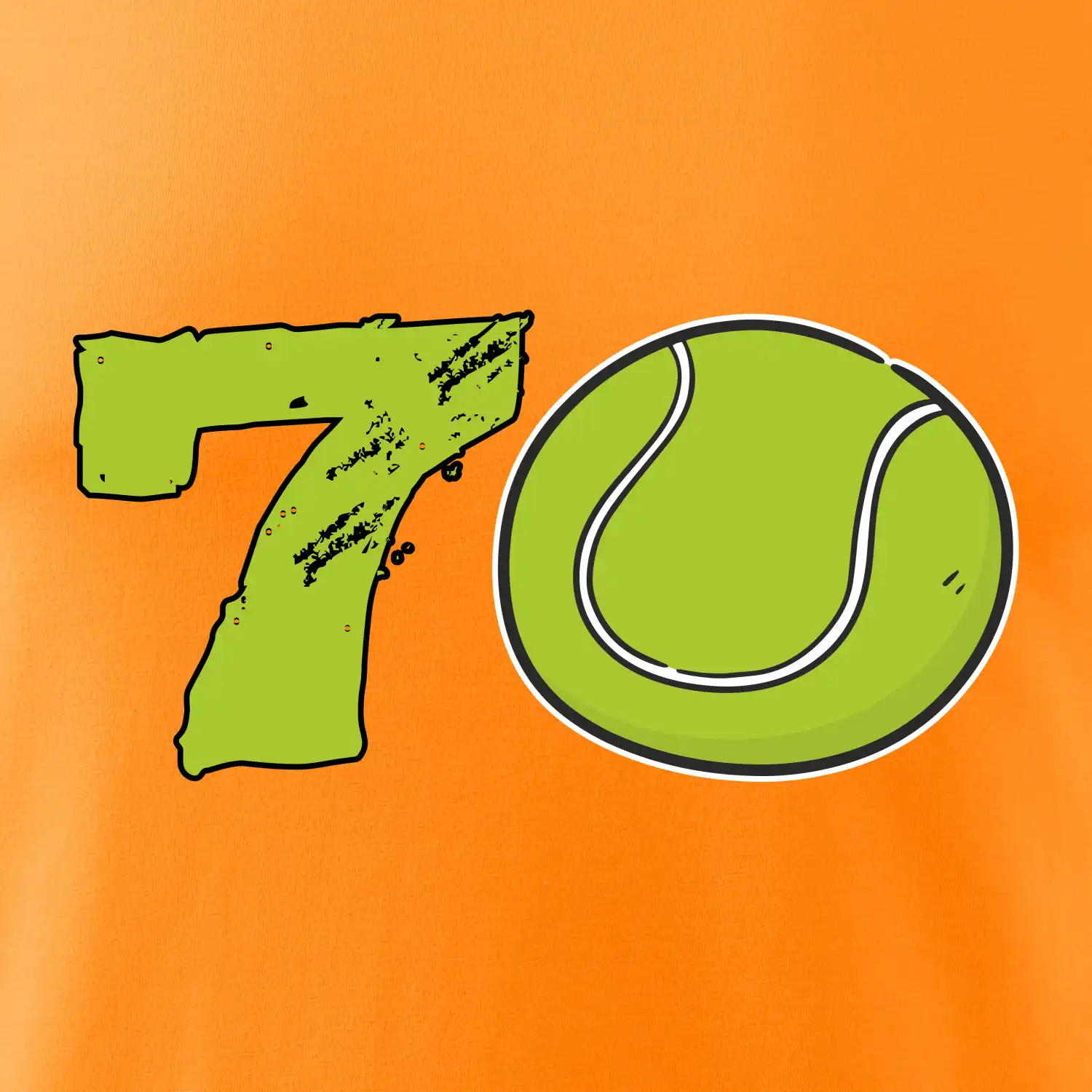 Tenis kulaté narozeniny 70