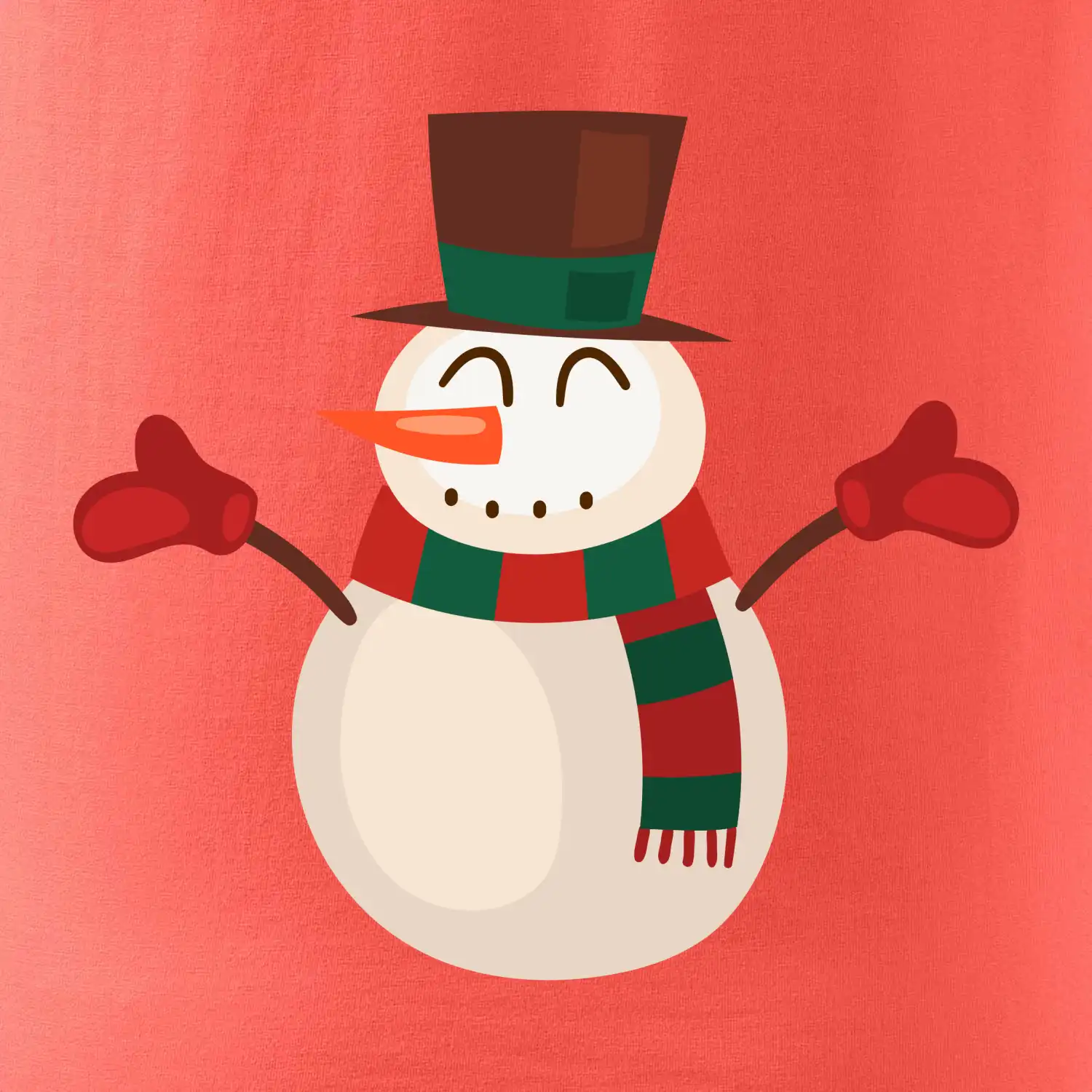 Vánoční sněhulák