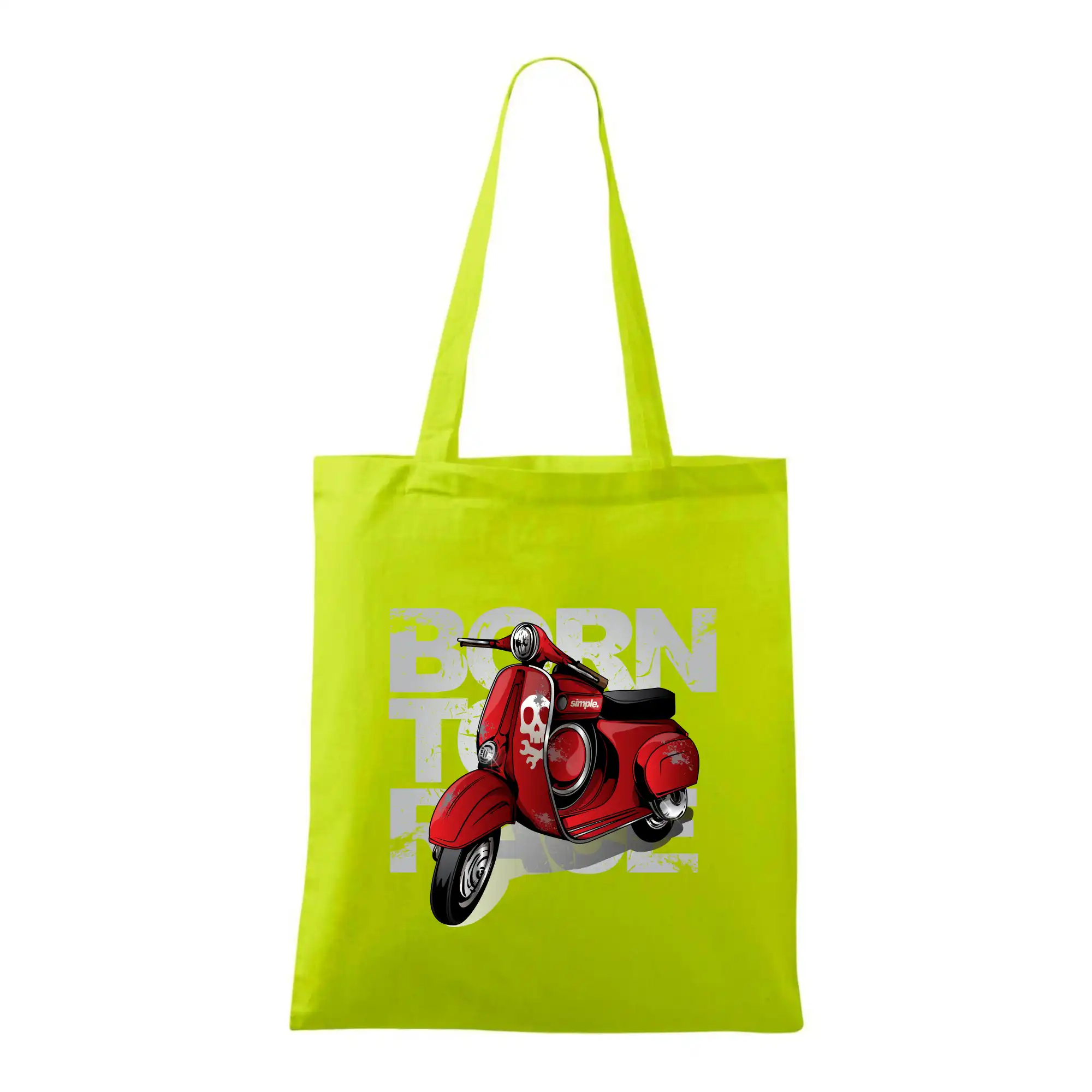 Scooter born to ride red