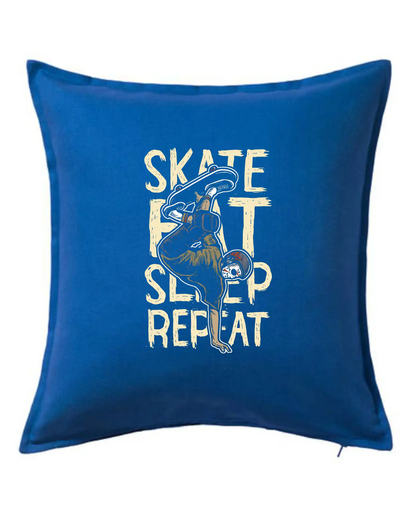 Longboard a Skatebord - Skate Eat Sleep Repeat - Vankúš 50x50