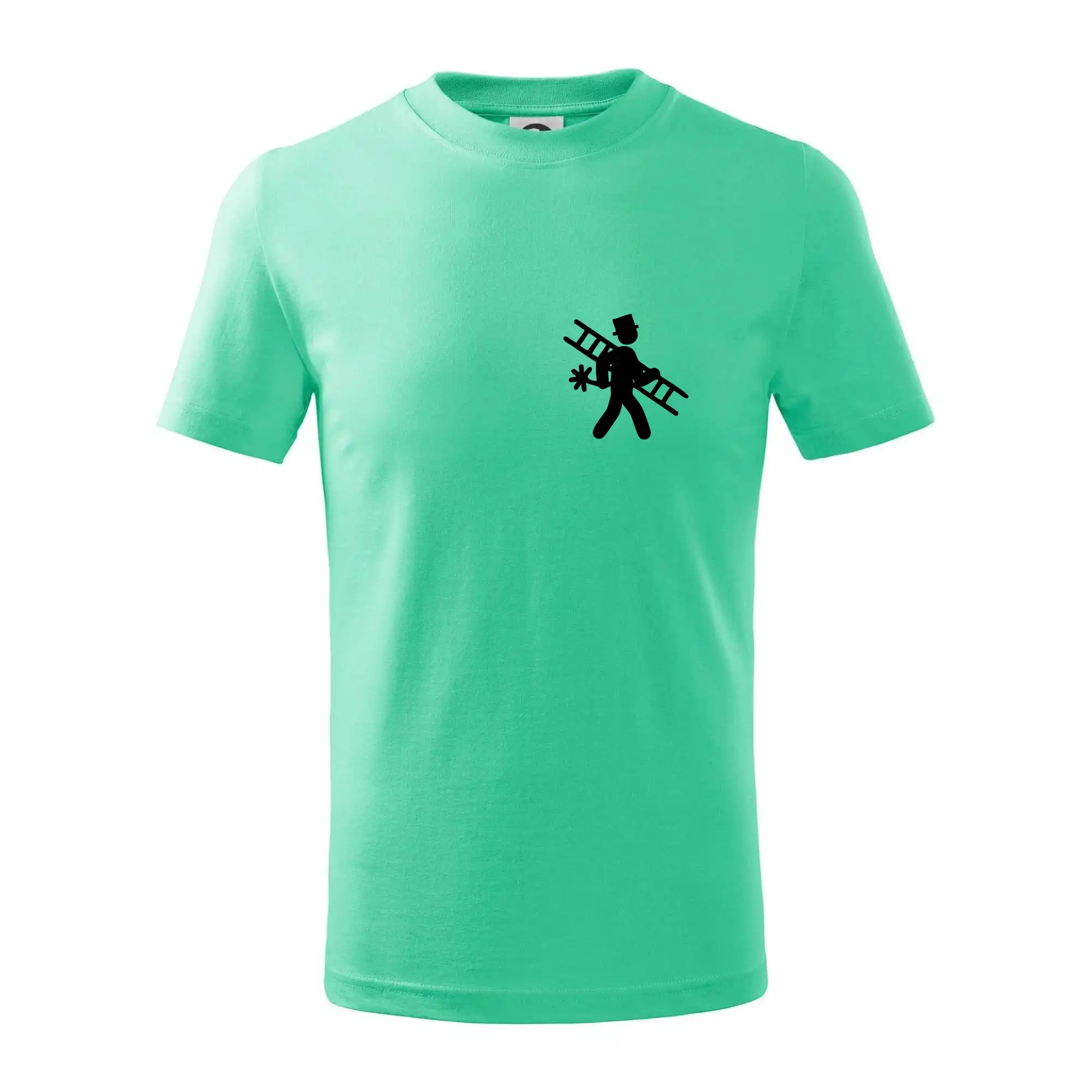 Kominík logo + nápis na zádech