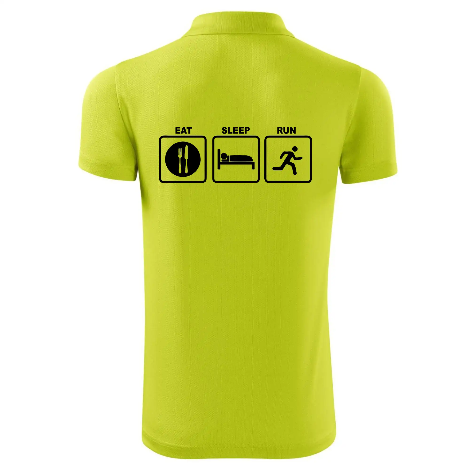 Eat sleep run čtverce