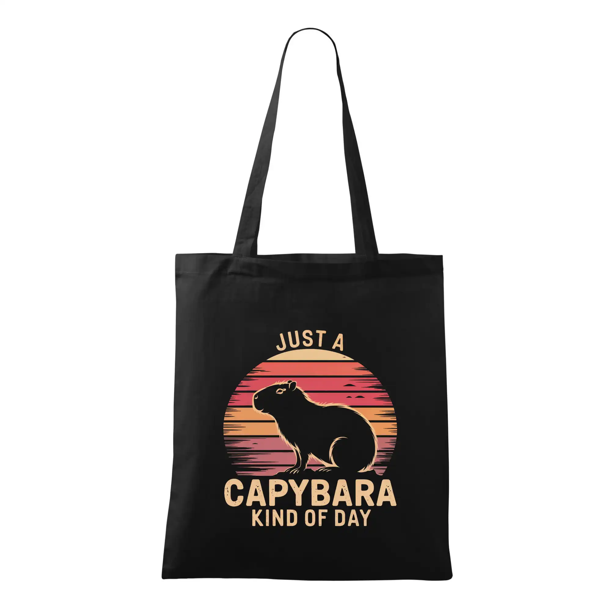 Tričká so zvieratami - Just a Capybara Kind of Day - Taška bavlnená