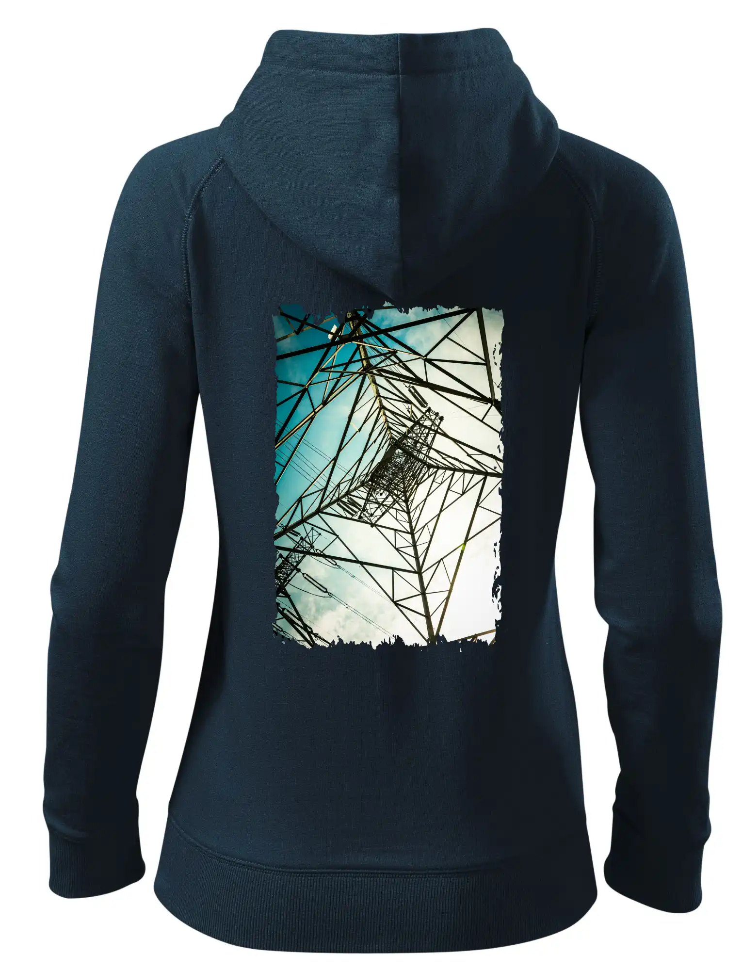 Barevné nebe - stožáry vysokého napětí