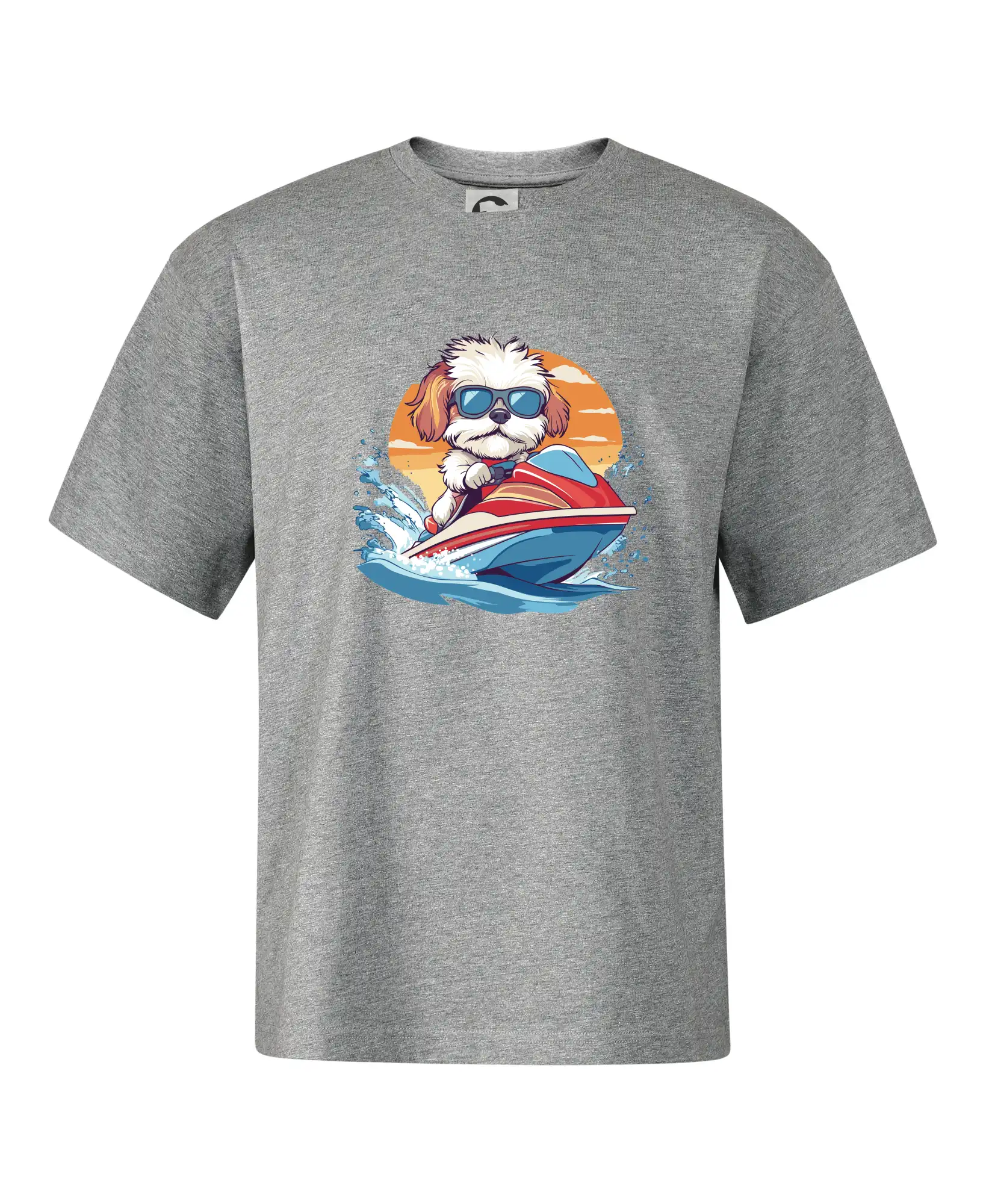 Bišonek na vodním skútru