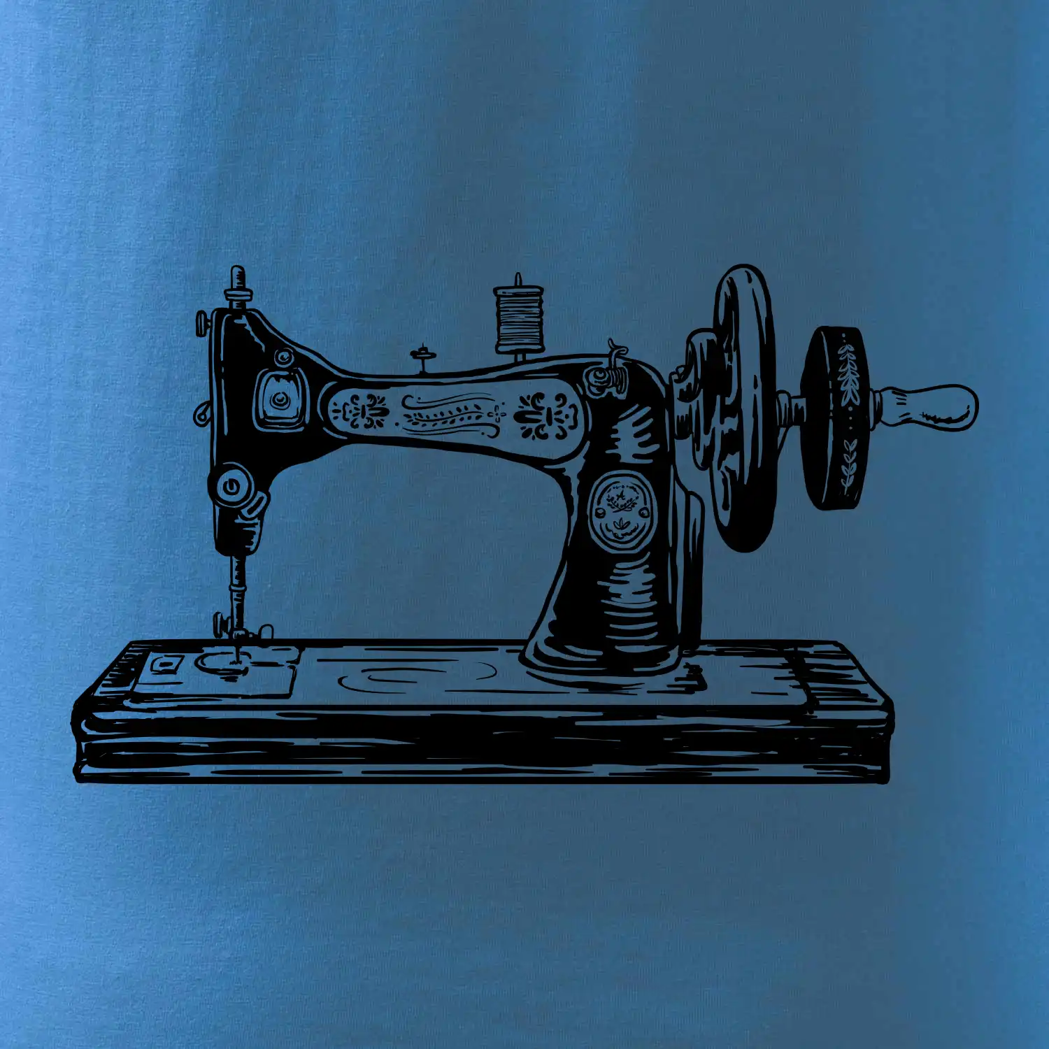 Šicí stroj - starý kreslený