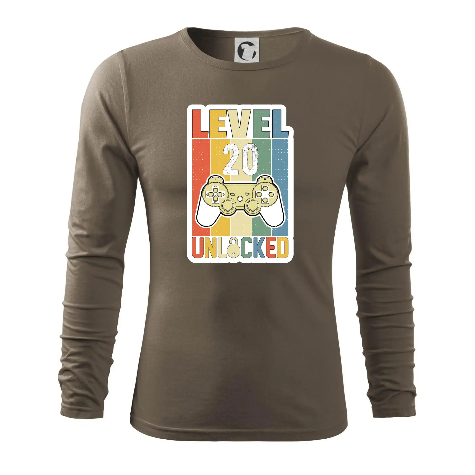 Tričká k narodeninám - Gaming narodeniny 20 - Tričko s dlhým rukávom FIT-T long sleeve