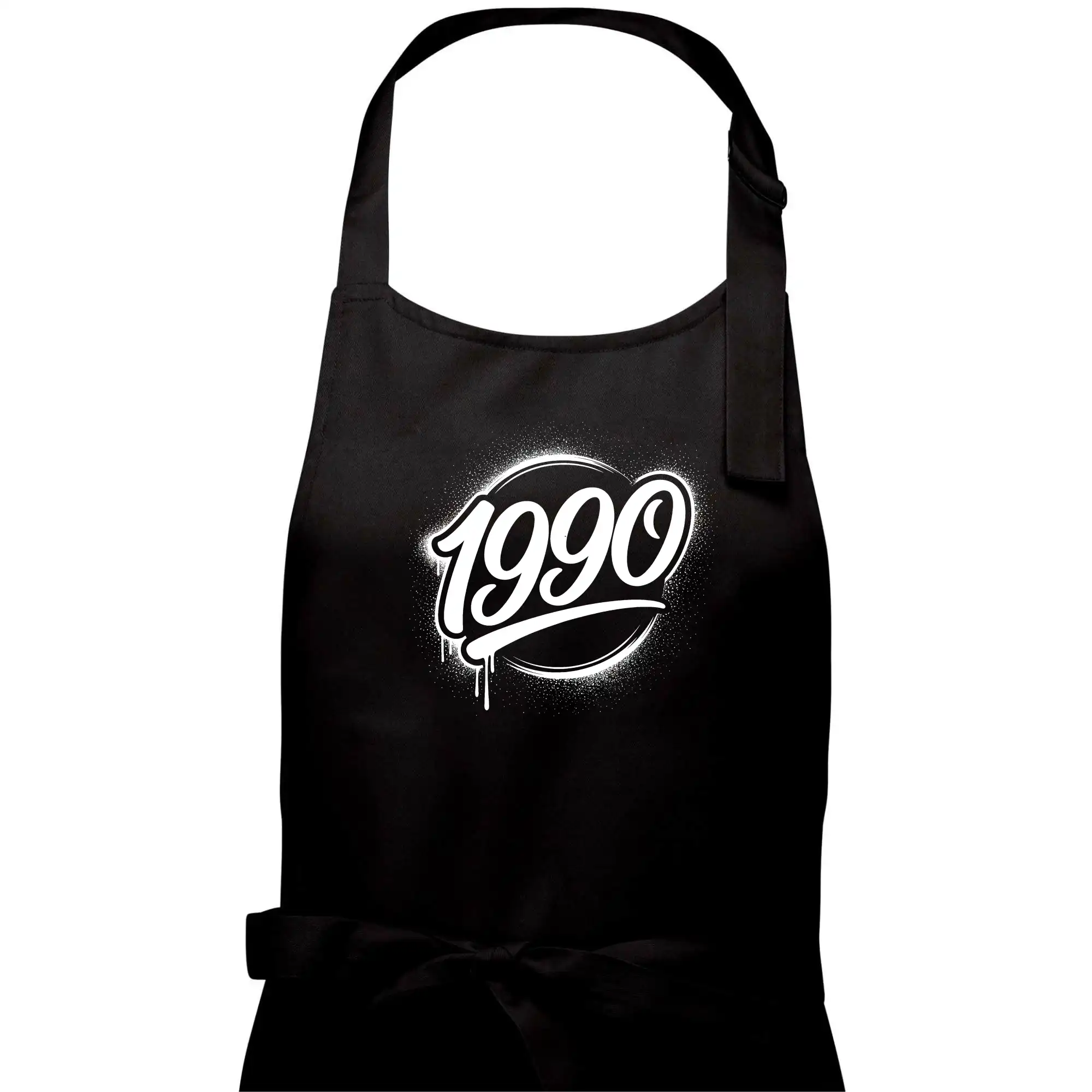 Trička s ročníkom 1990 - Narodeninový ročník graffiti 1990 - Dámska zástera na varenie