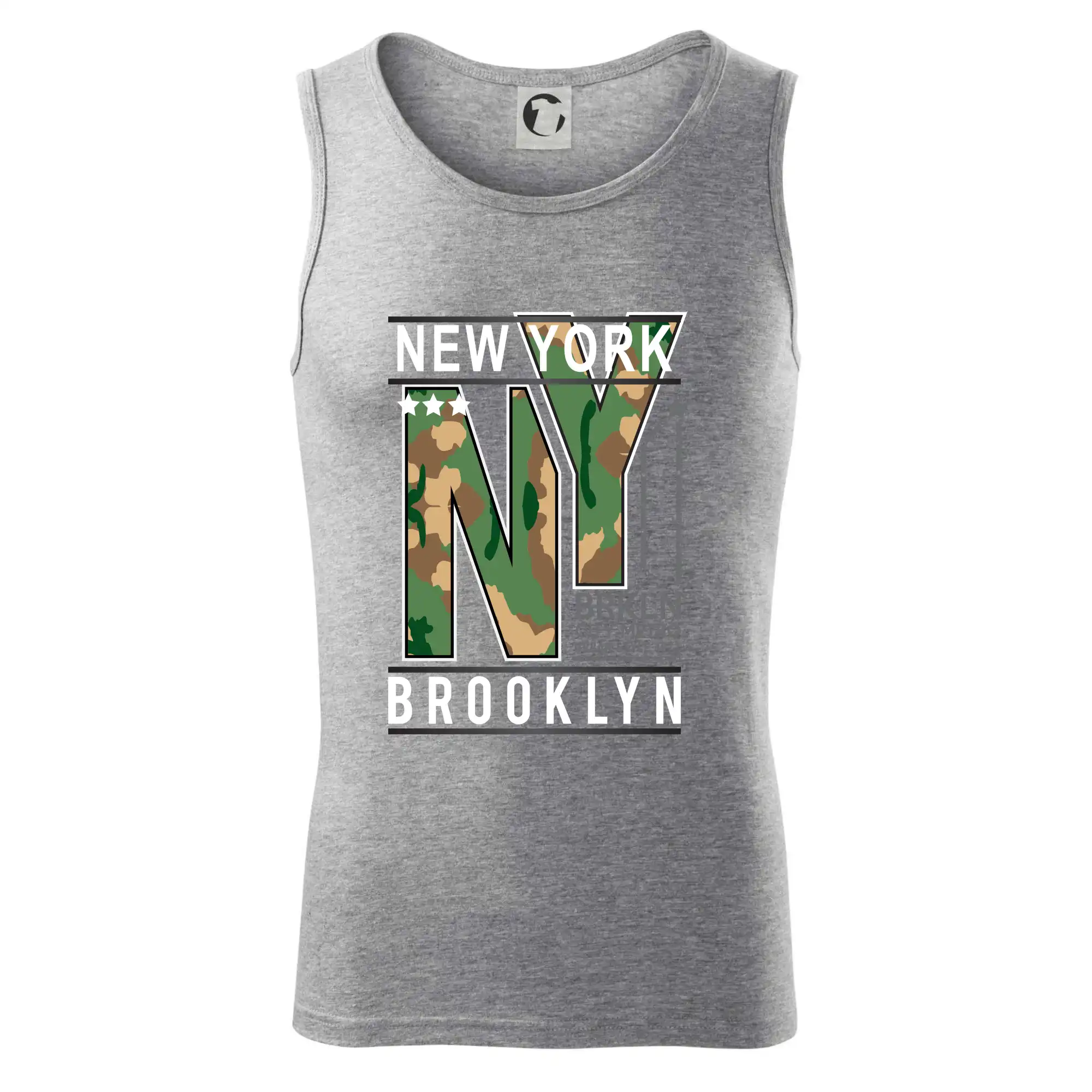 Tričká USA - New York Brooklyn - maskáč - Tielko pánske Core