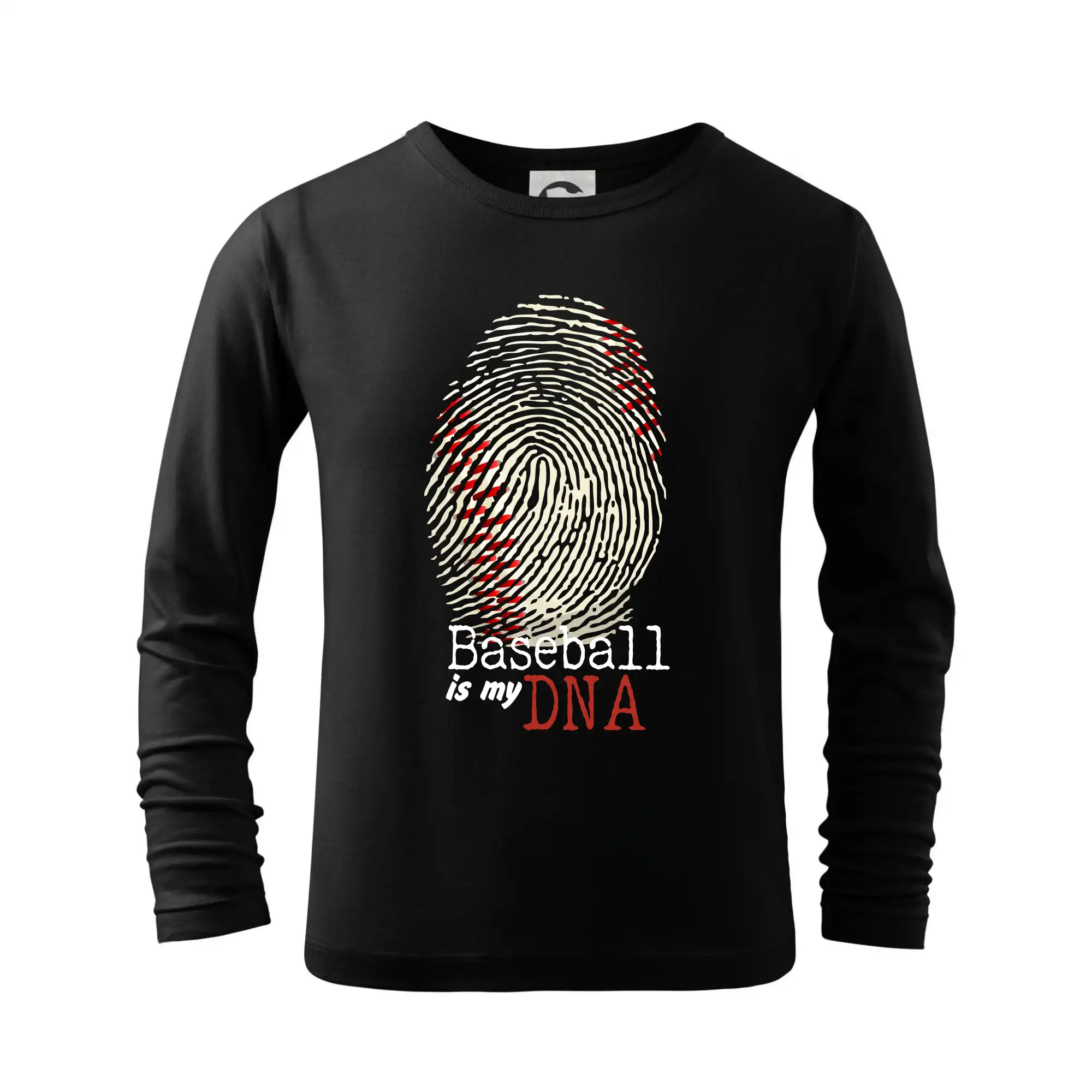 Tričká baseball - Baseball is my DNA - Tričko detské Long Sleeve