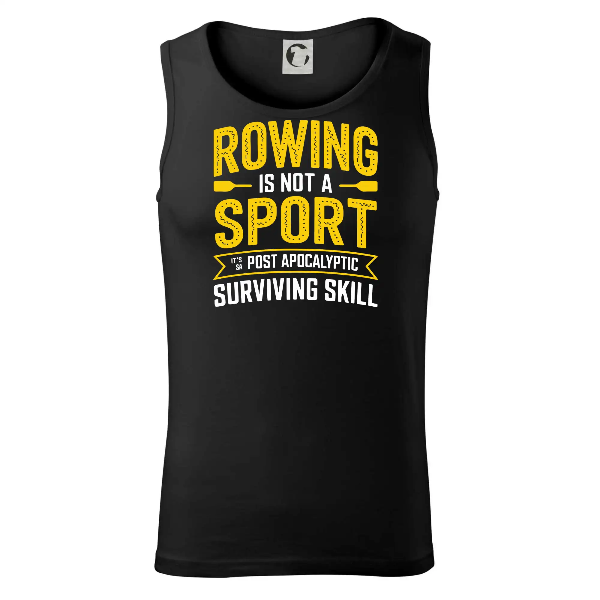 Vodácke tričká - Rowing is not a sport it's a post apocalyptic surviving skill - Tielko pánske Core