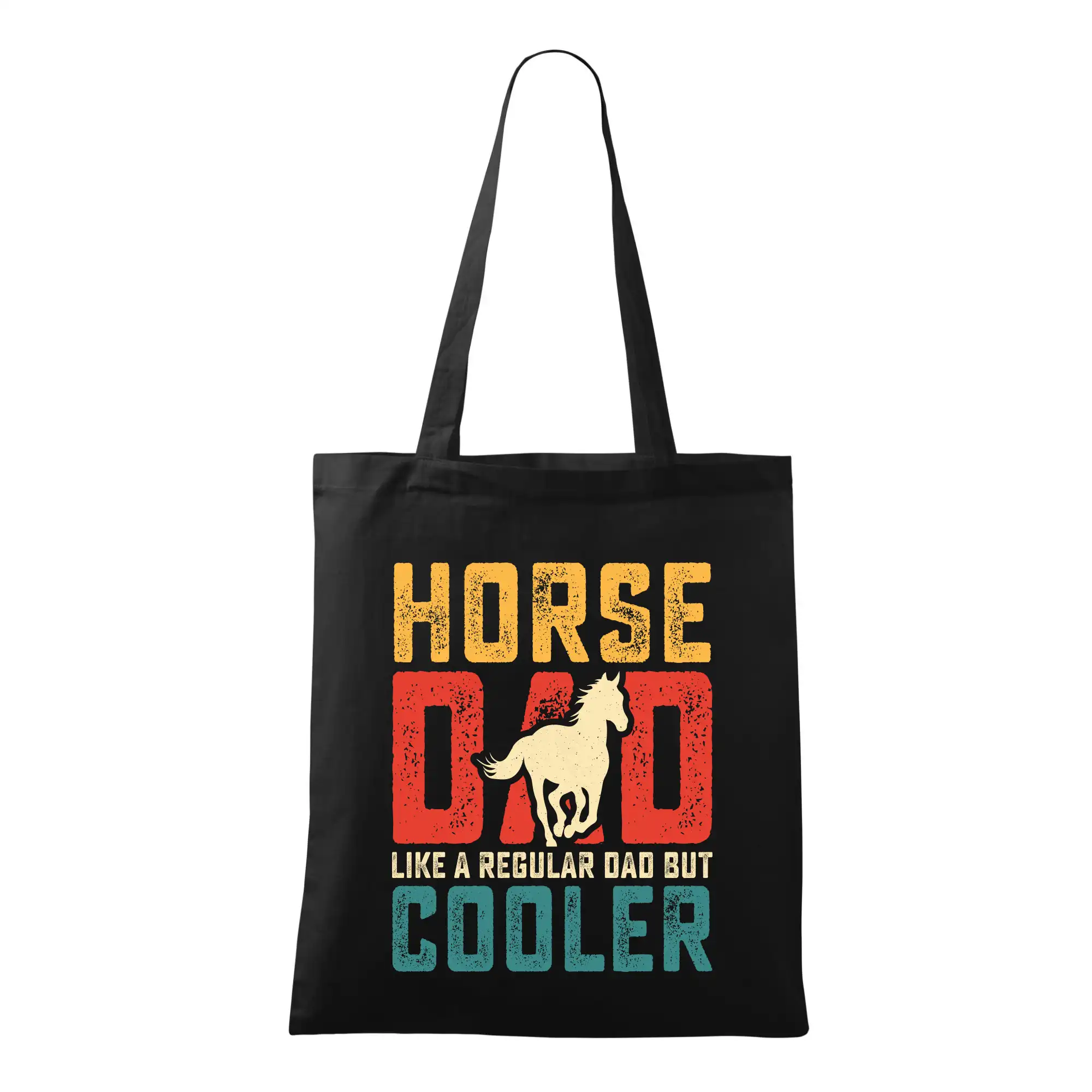 Tričká s koňmi - Horse dad like a regular dad but cooler - Taška bavlnená
