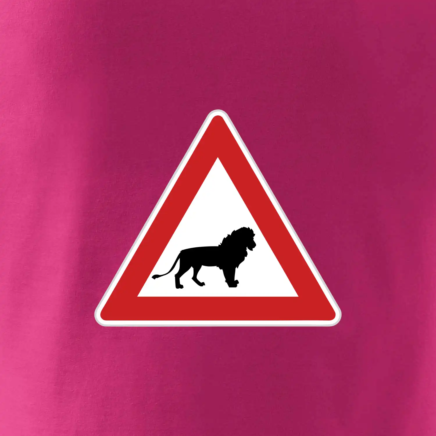 Dopravní značka - Pozor lev