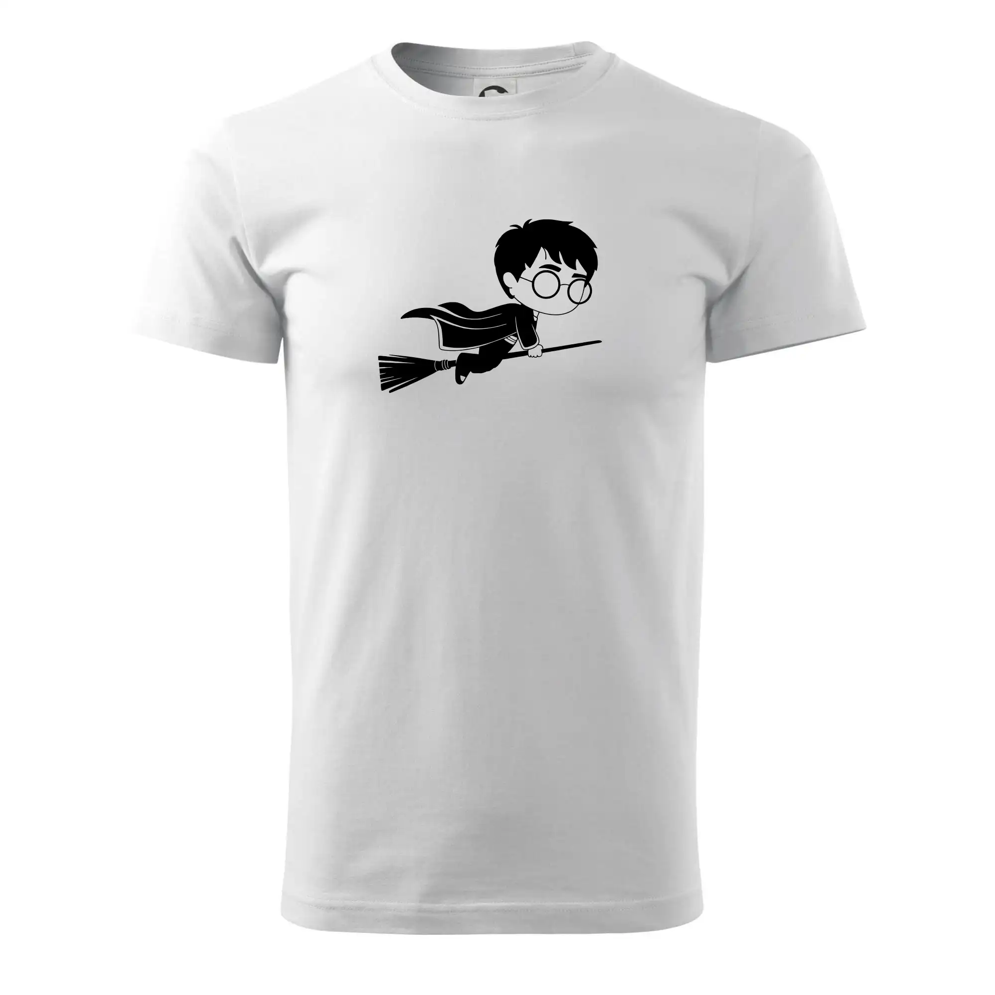 Filmové tričká - Harry obrázok na metle - Tričko extra veľké  (5-8XL)