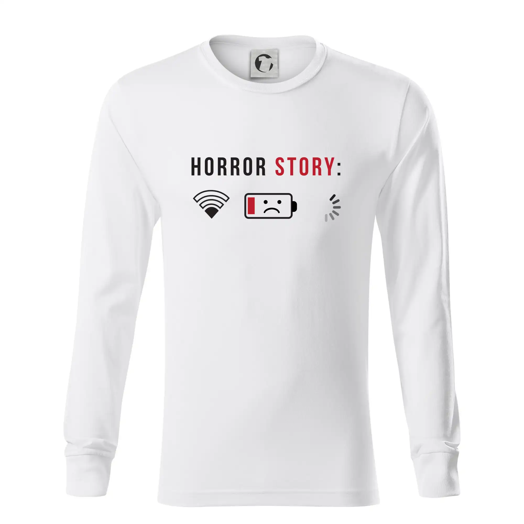 Tričká pre ajťákov - Horror story - Tričko s dlhým rukávom LS R05