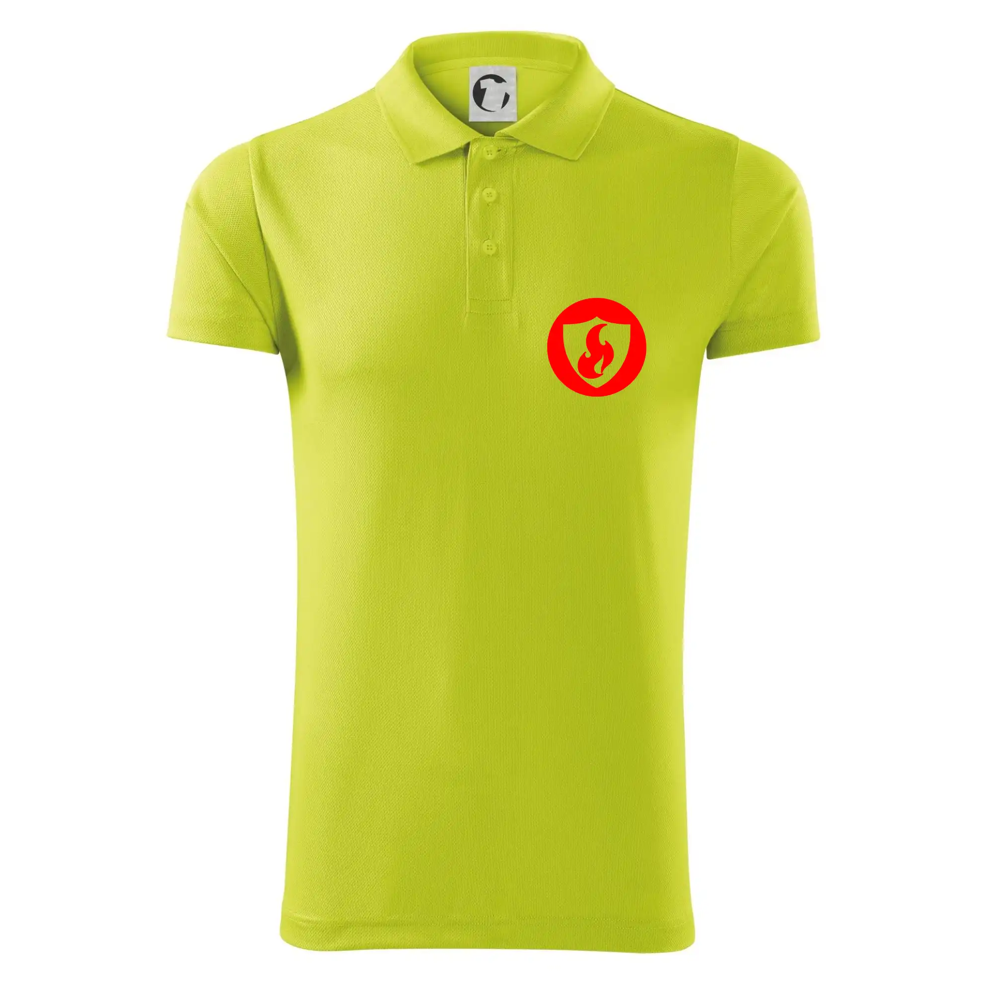 Originálne tričká pre hasičov - Erb plameň na prso - Polokošeľa Victory (športové)