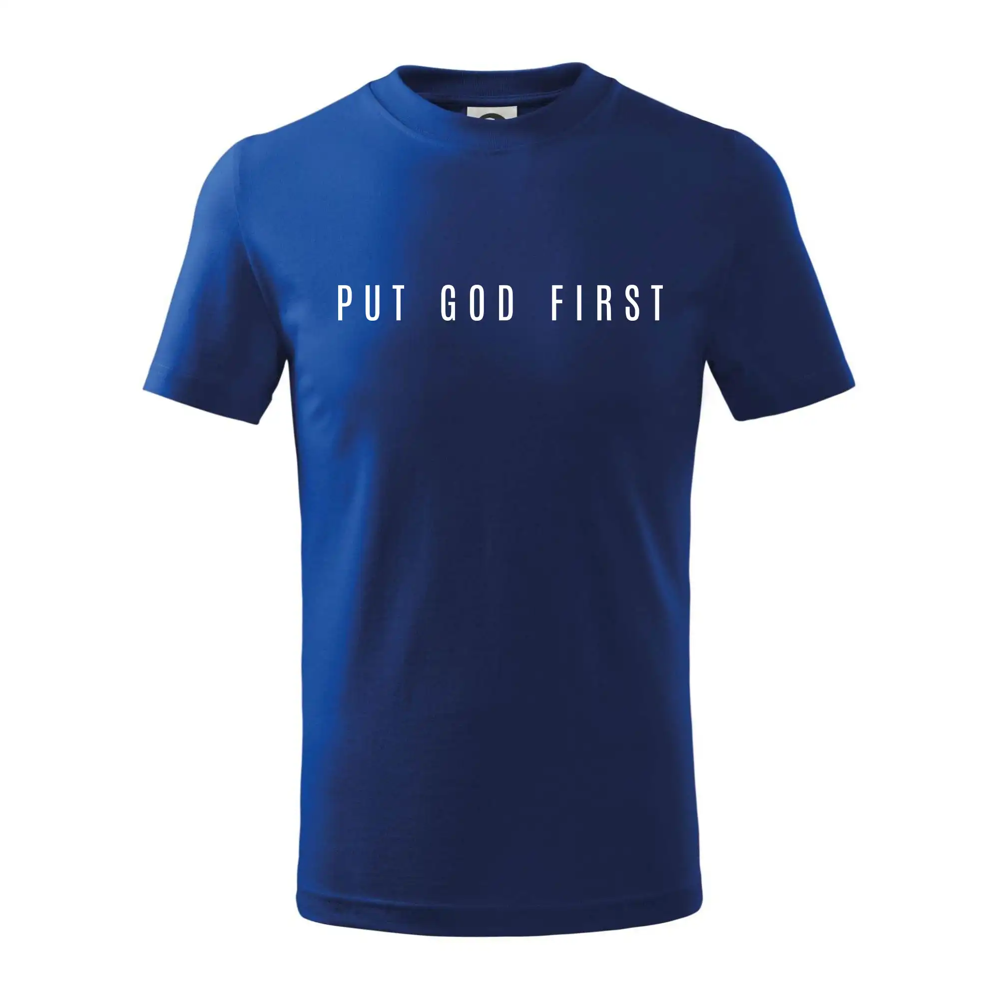 Put God first slabý nápis - Tričko detské bavlnené