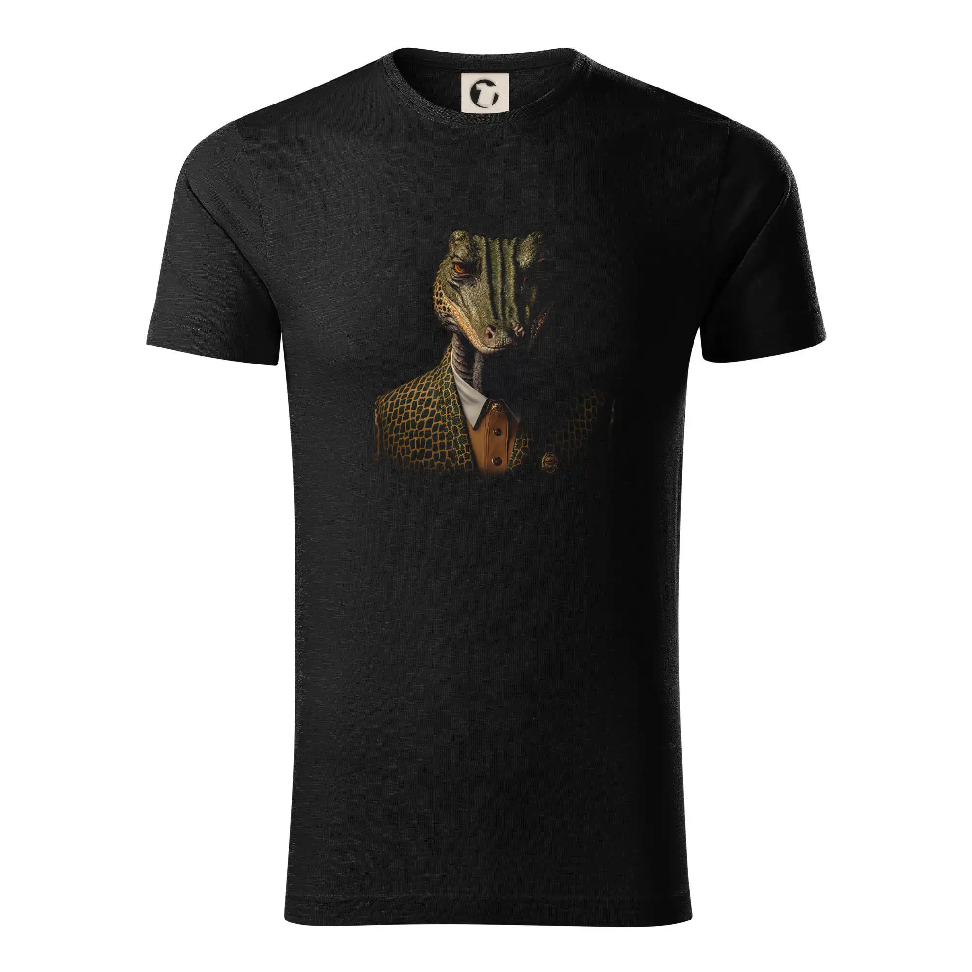 Tričká so zvieratami - Krokodýl v obleku - Tričko z organickej bavlny