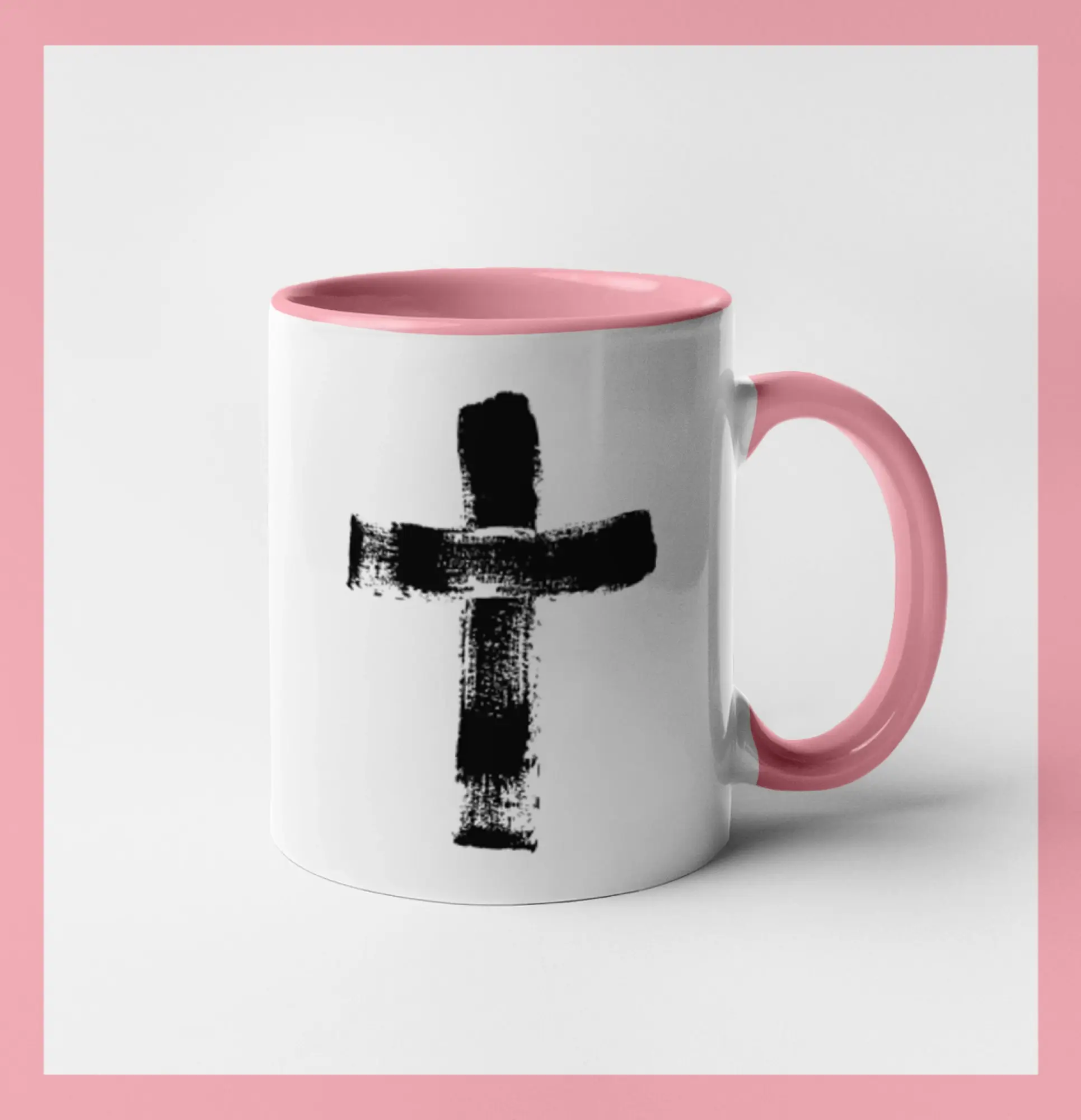 Jesus kríž štetcom