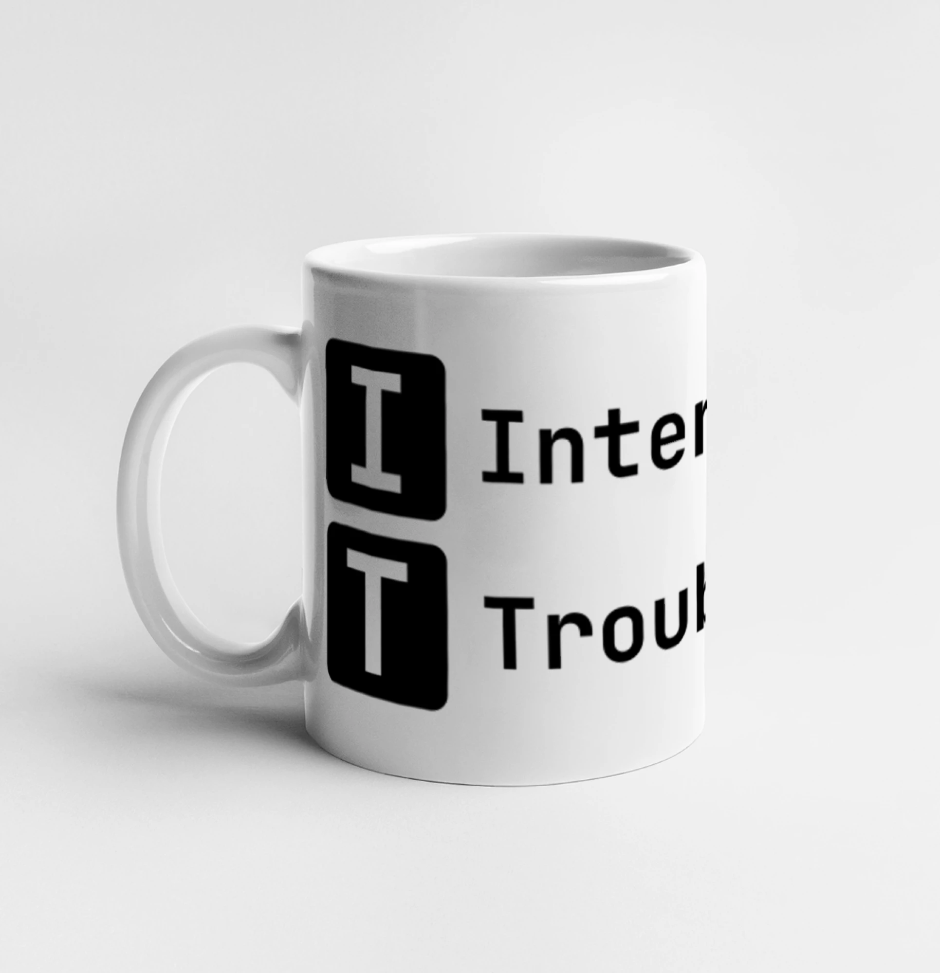IT Nápis Internet Troublemaker