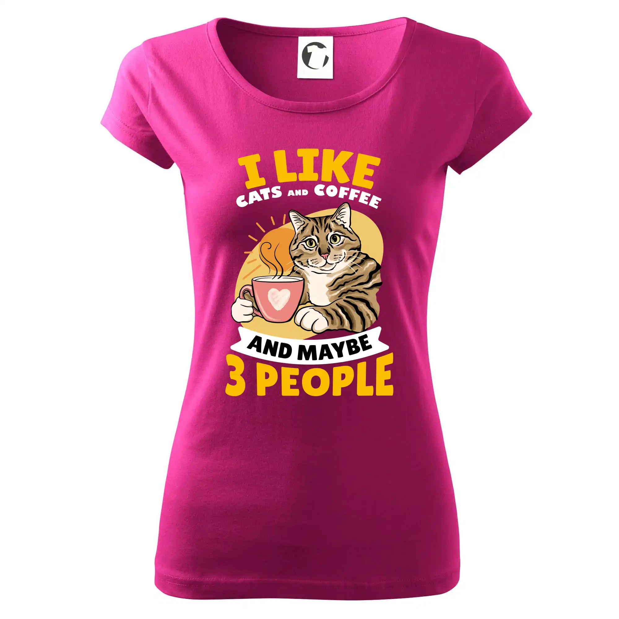 I like cats and coffee and maybe 3 people
