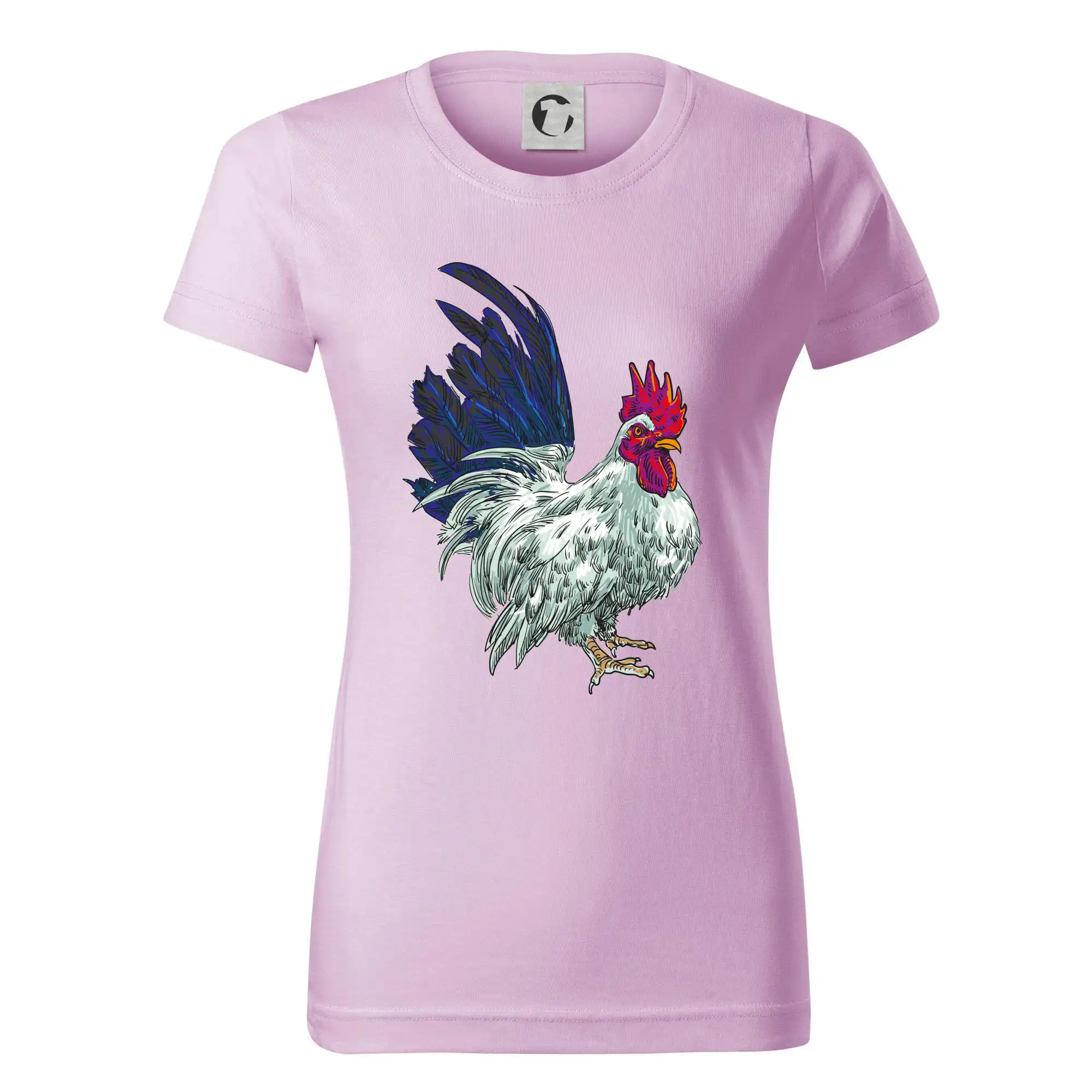 Kohout kreslený bílý