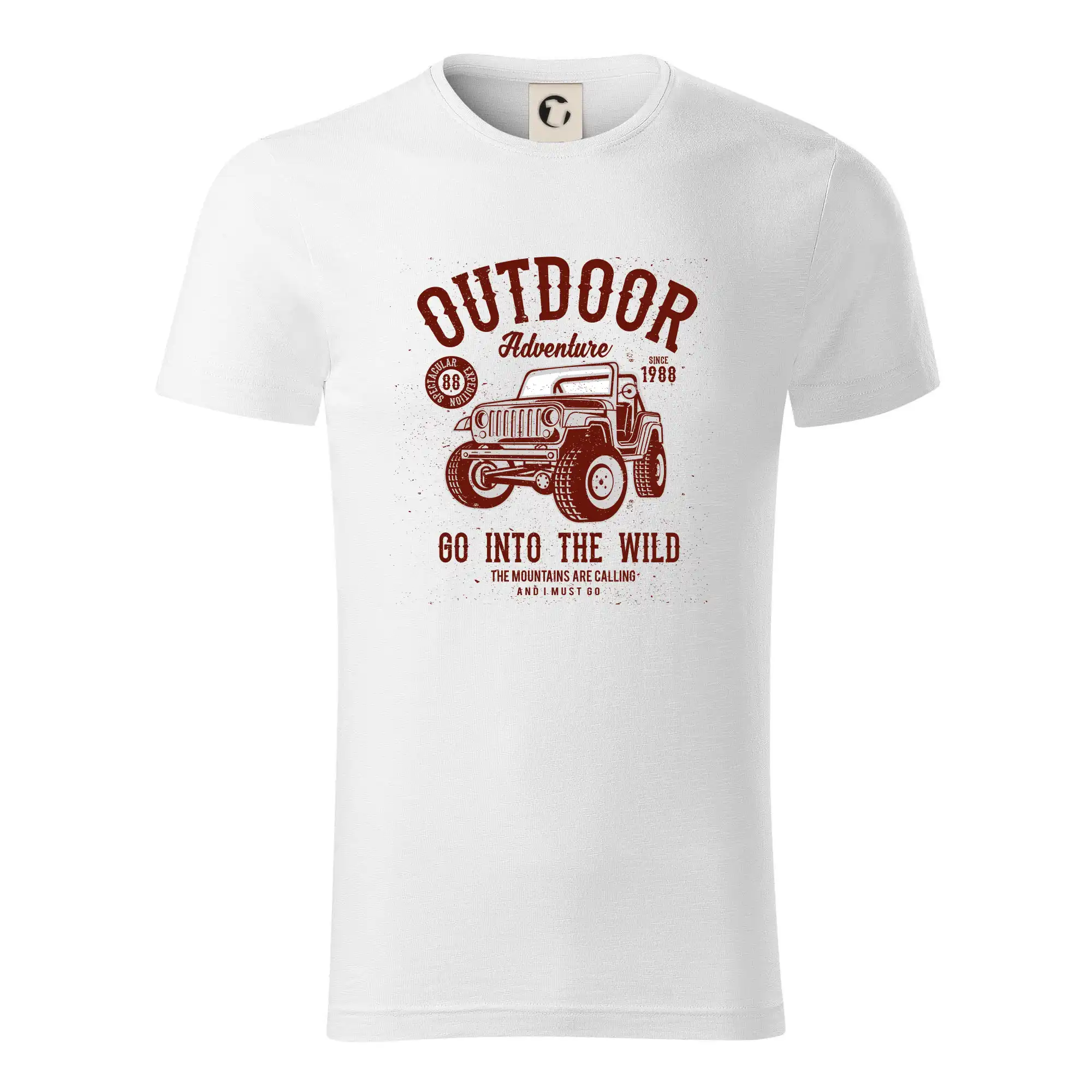 Auto tričká - Outdoor Adventure 2 - Tričko z organickej bavlny