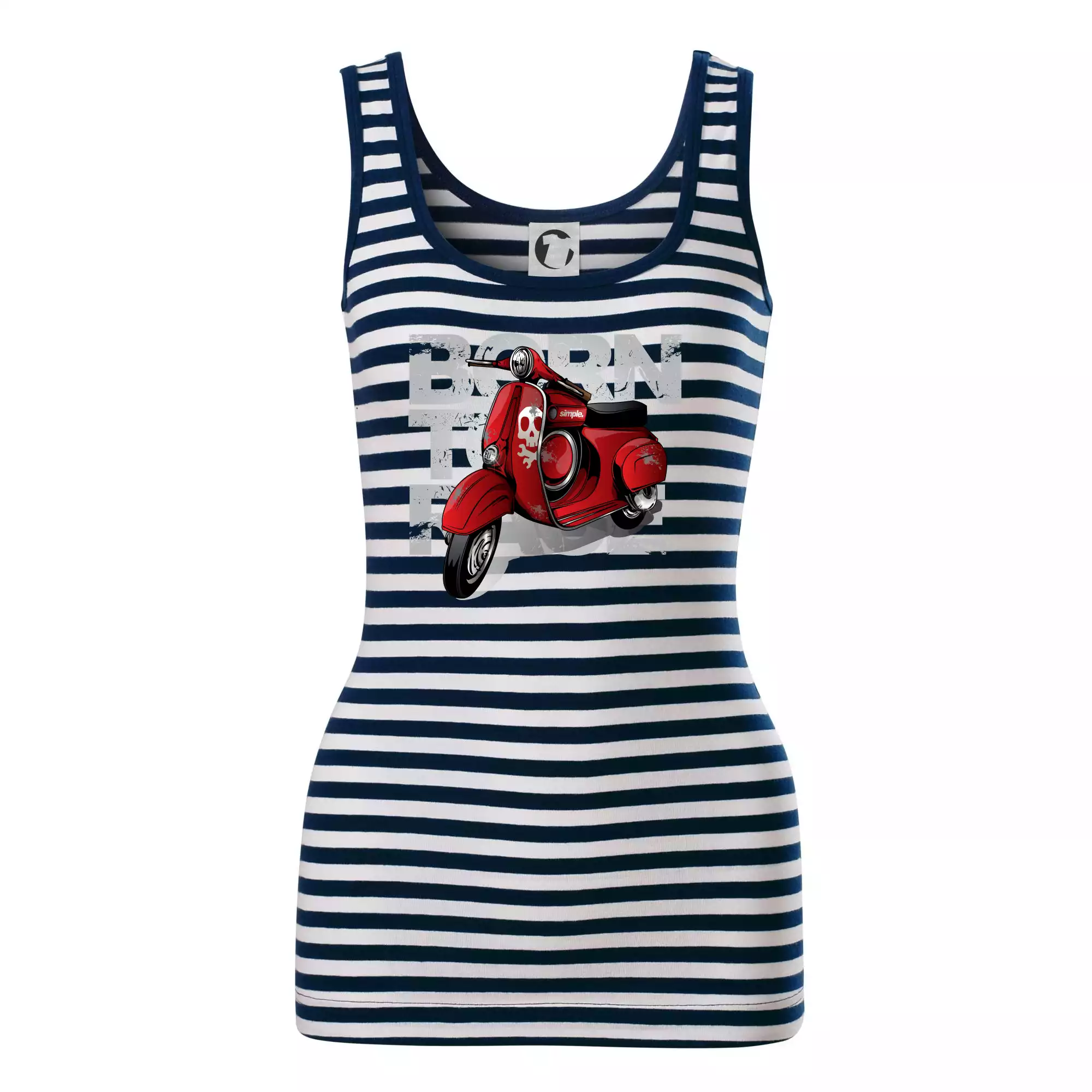 Scooter born to ride red