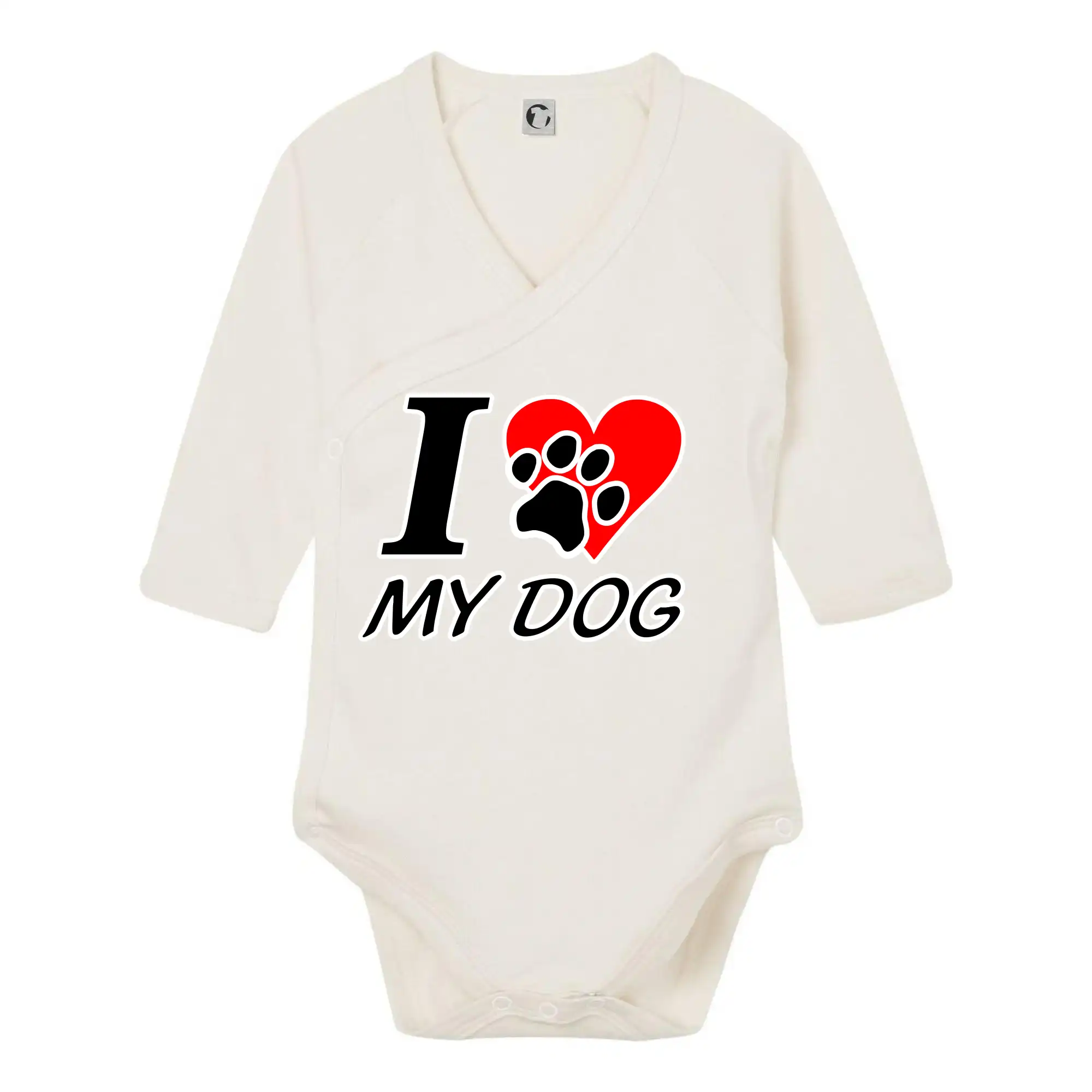 I love my dog - nápis