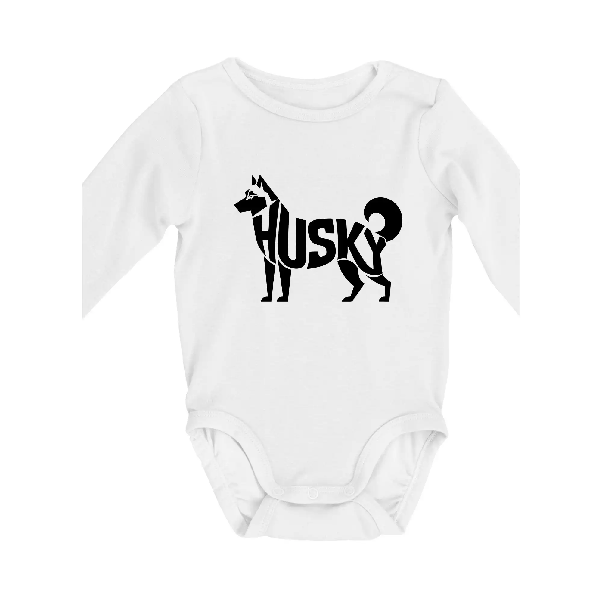 Husky nápis v těle