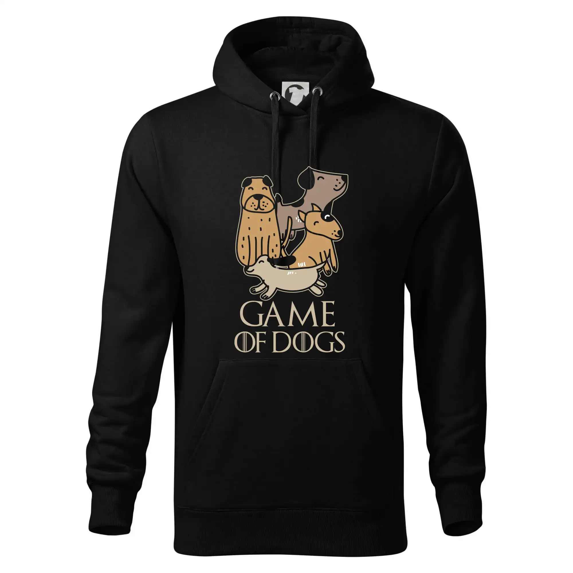 Ostatné psie plemená - Game of Dogs psi - Mikina pánska Cape s kapucňou