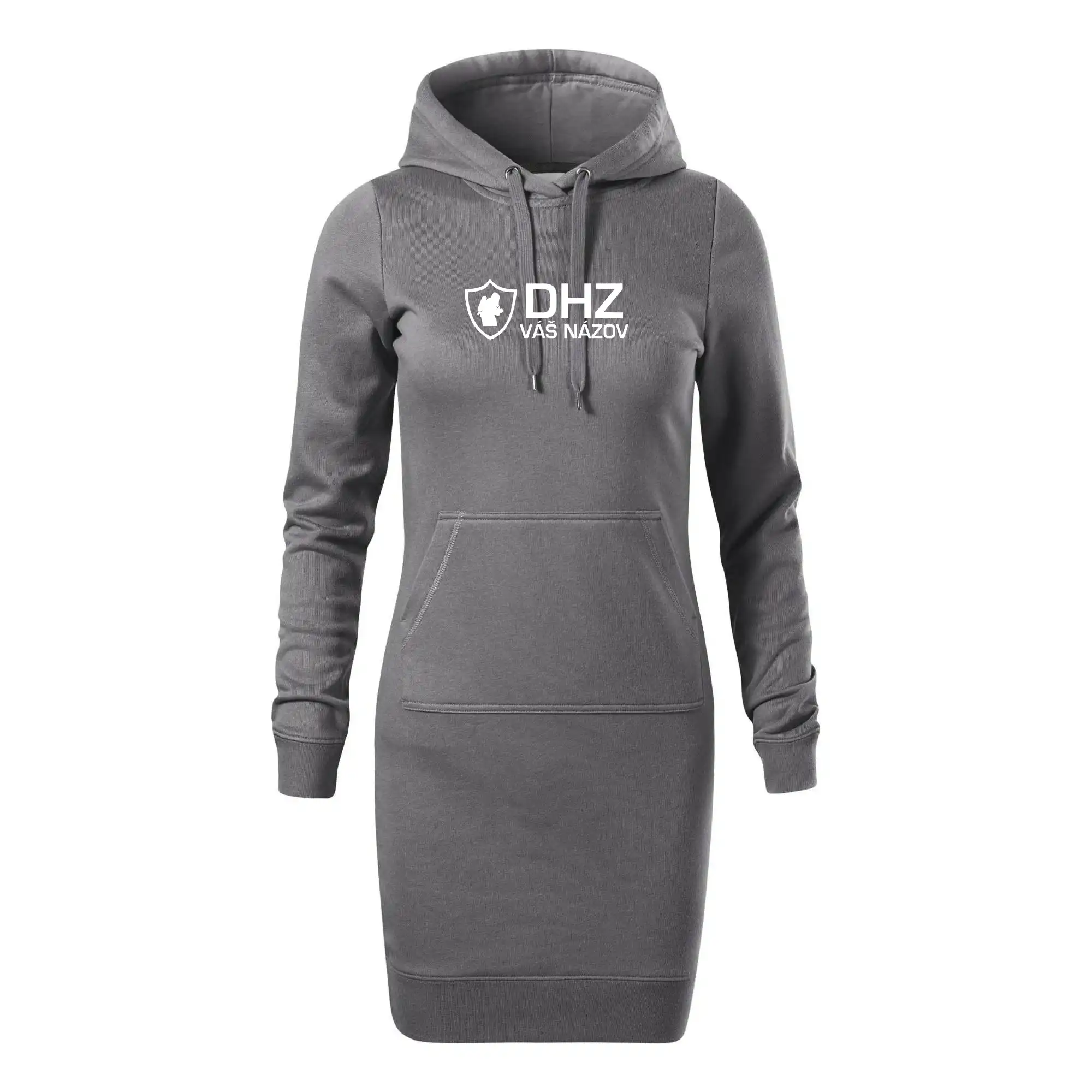 Originálne tričká pre hasičov - DHZ emblem - vlastný nápis - Dámska mikina dlhá Snap