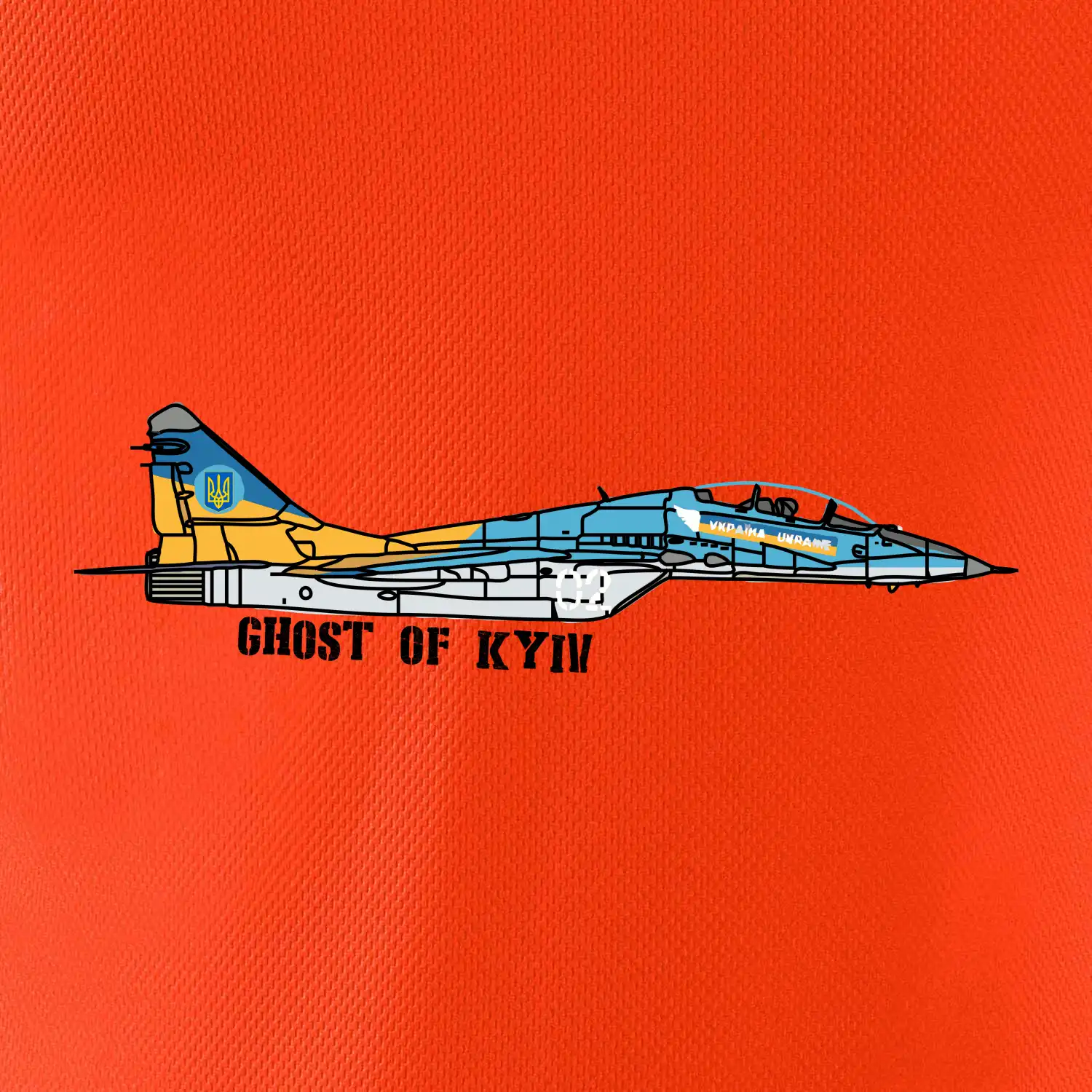 Mig 29 Fulcrum Blue-Yellow - Ghost of Kyiv