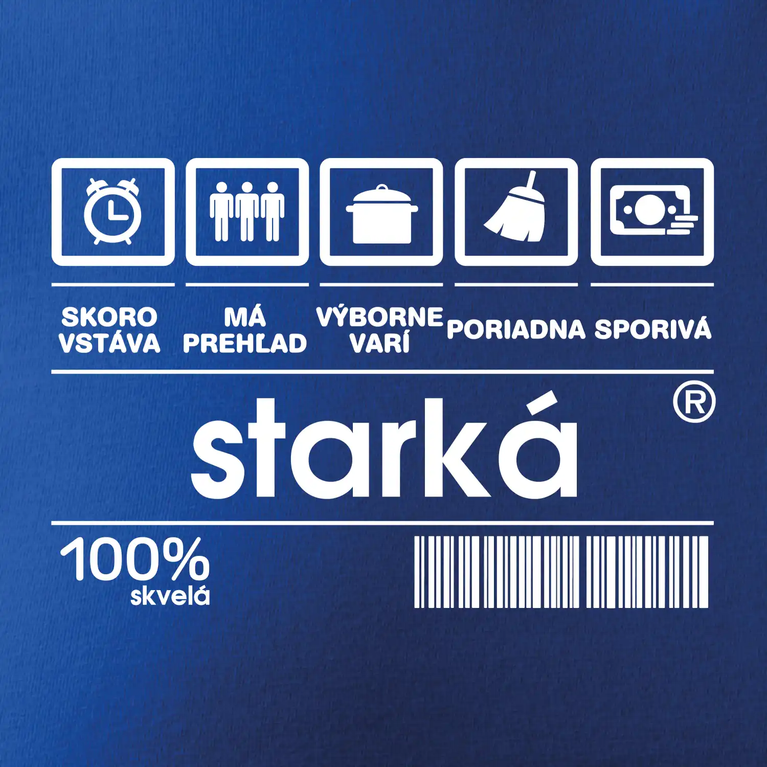Čiarový kód - starká