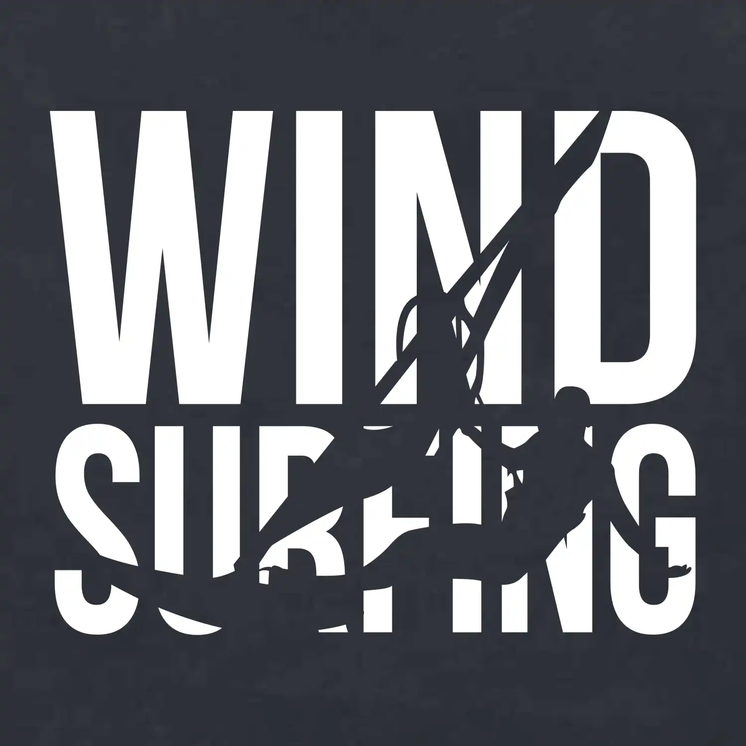 Windsurfing nápis