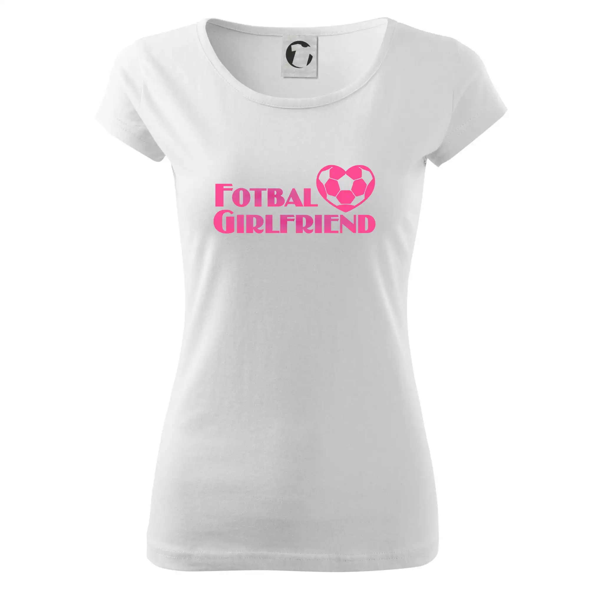 Tričká pre futbalistov - Fotbal girlfriend - Dámske tričko Pure