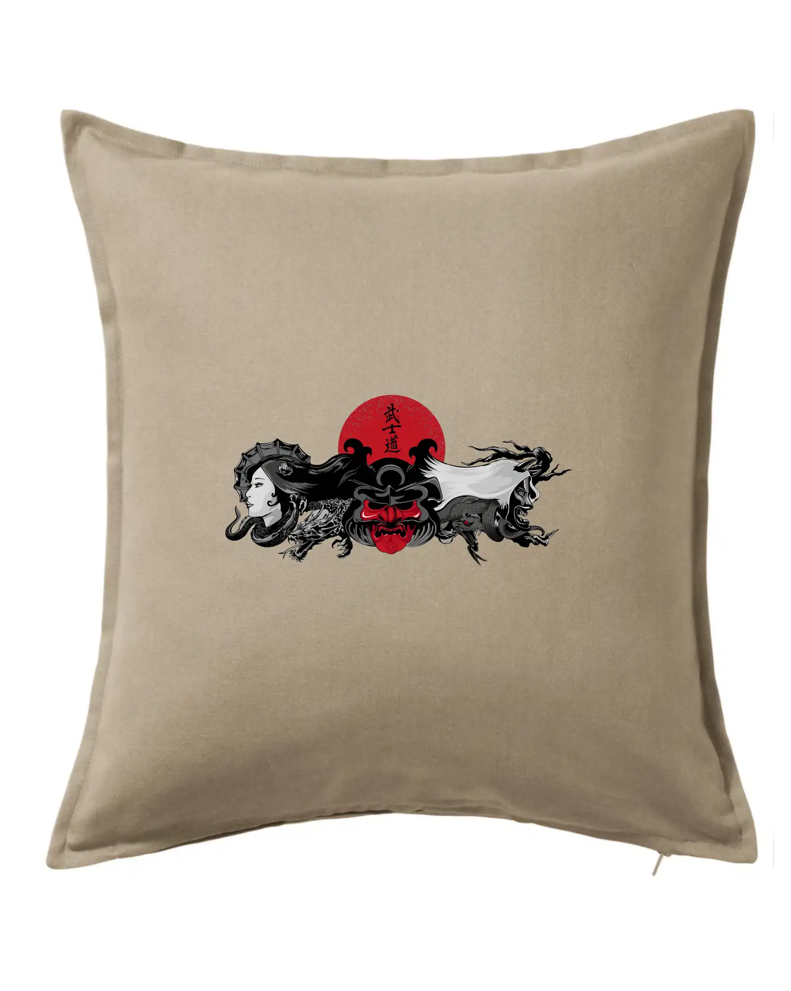 Tričká s japonskou tematikou - Japan devil - Vankúš 50x50