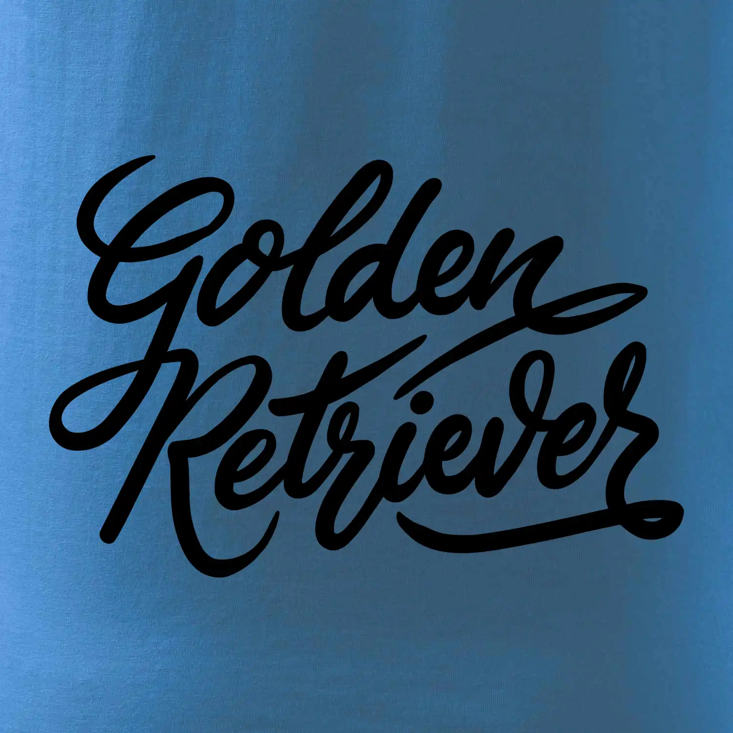 Golden retriever - nápis okrasný