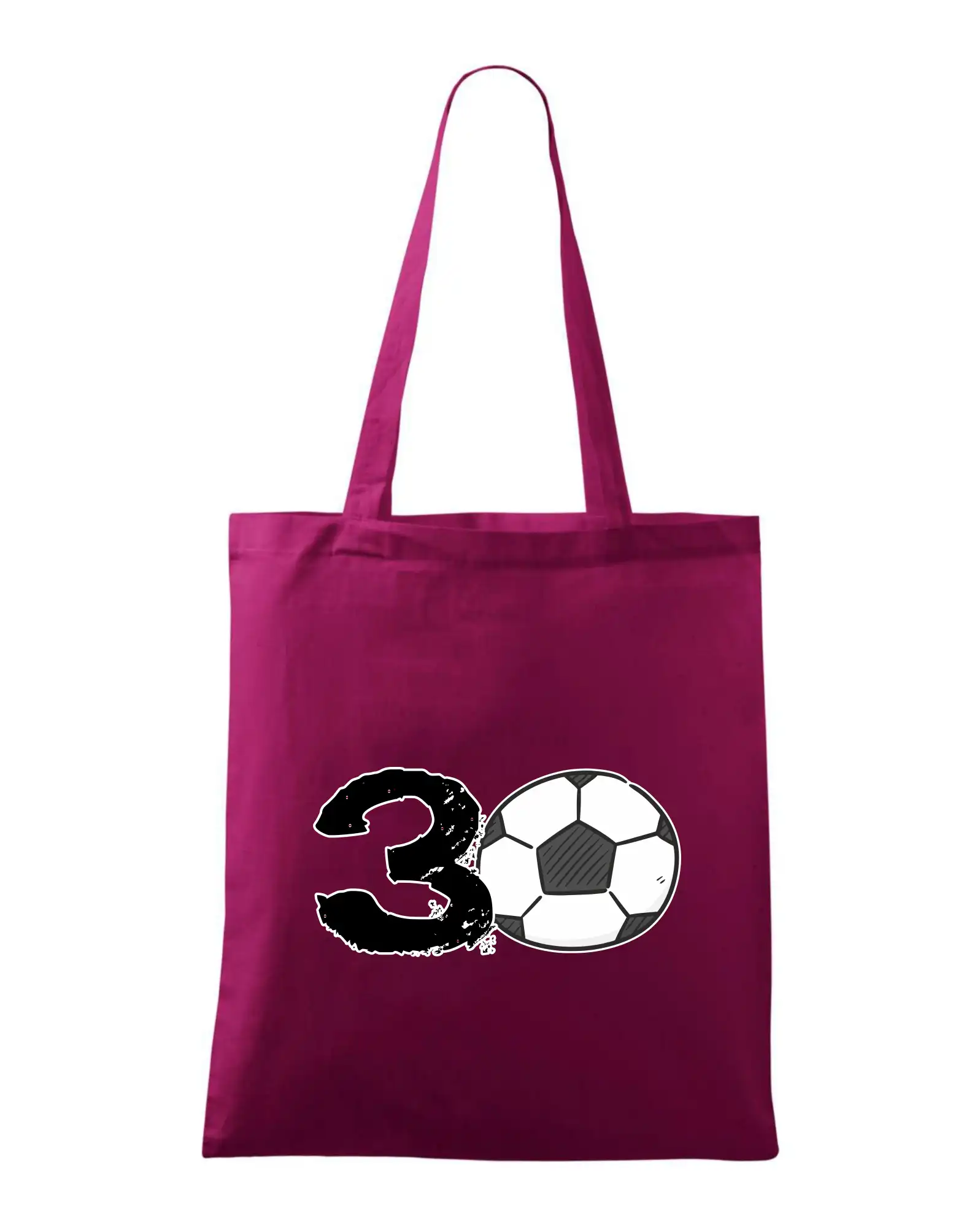 Tričká pre futbalistov - Futbal okrúhle narodeniny 30 - Taška bavlnená