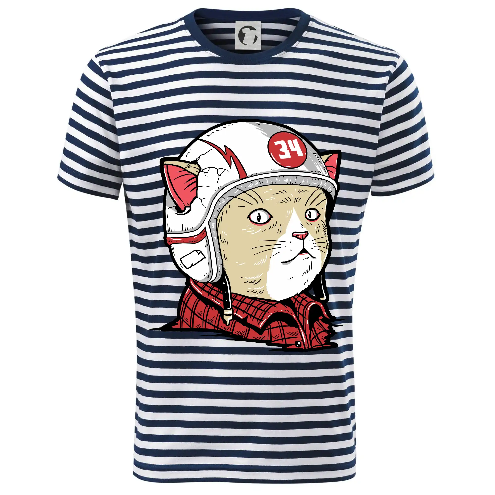 Chopper triko - Moto kocúr - Dětské triko na vodu