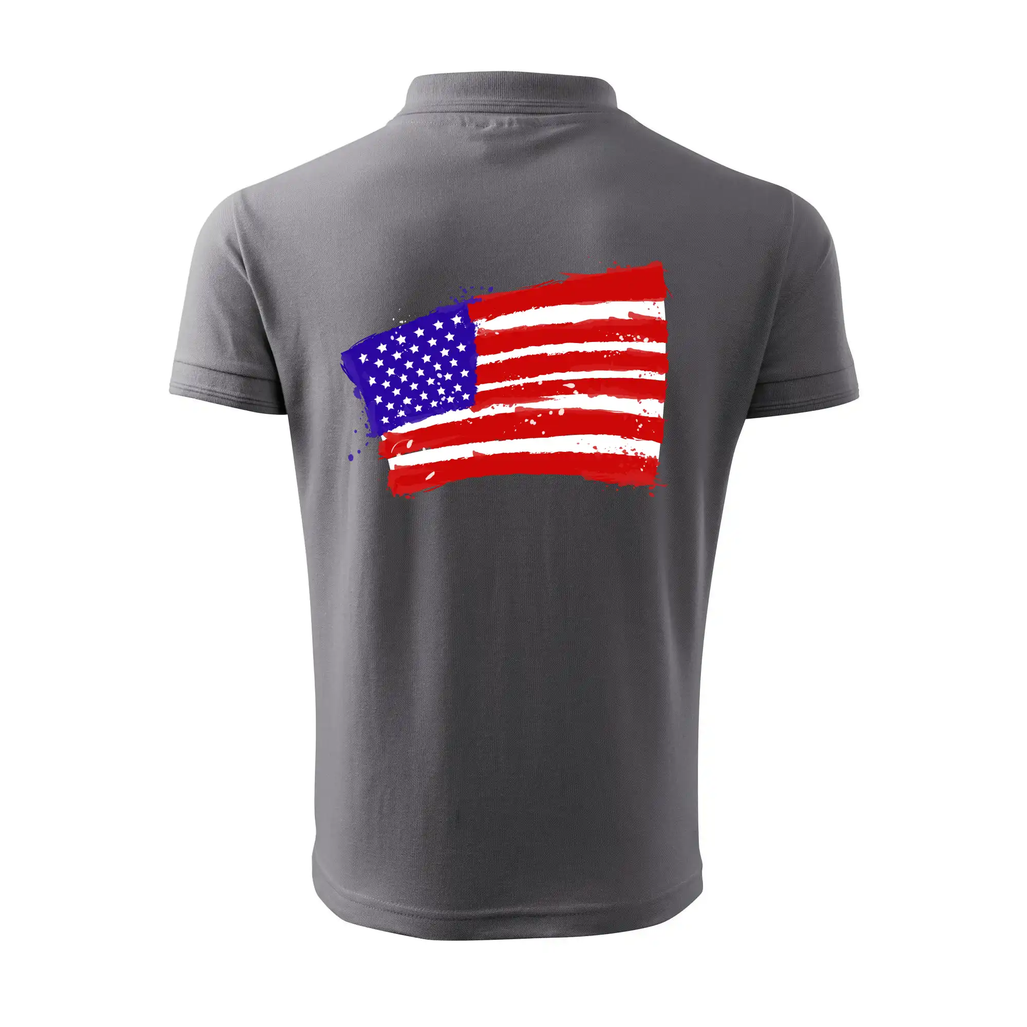 Americká vlajka ohnutá