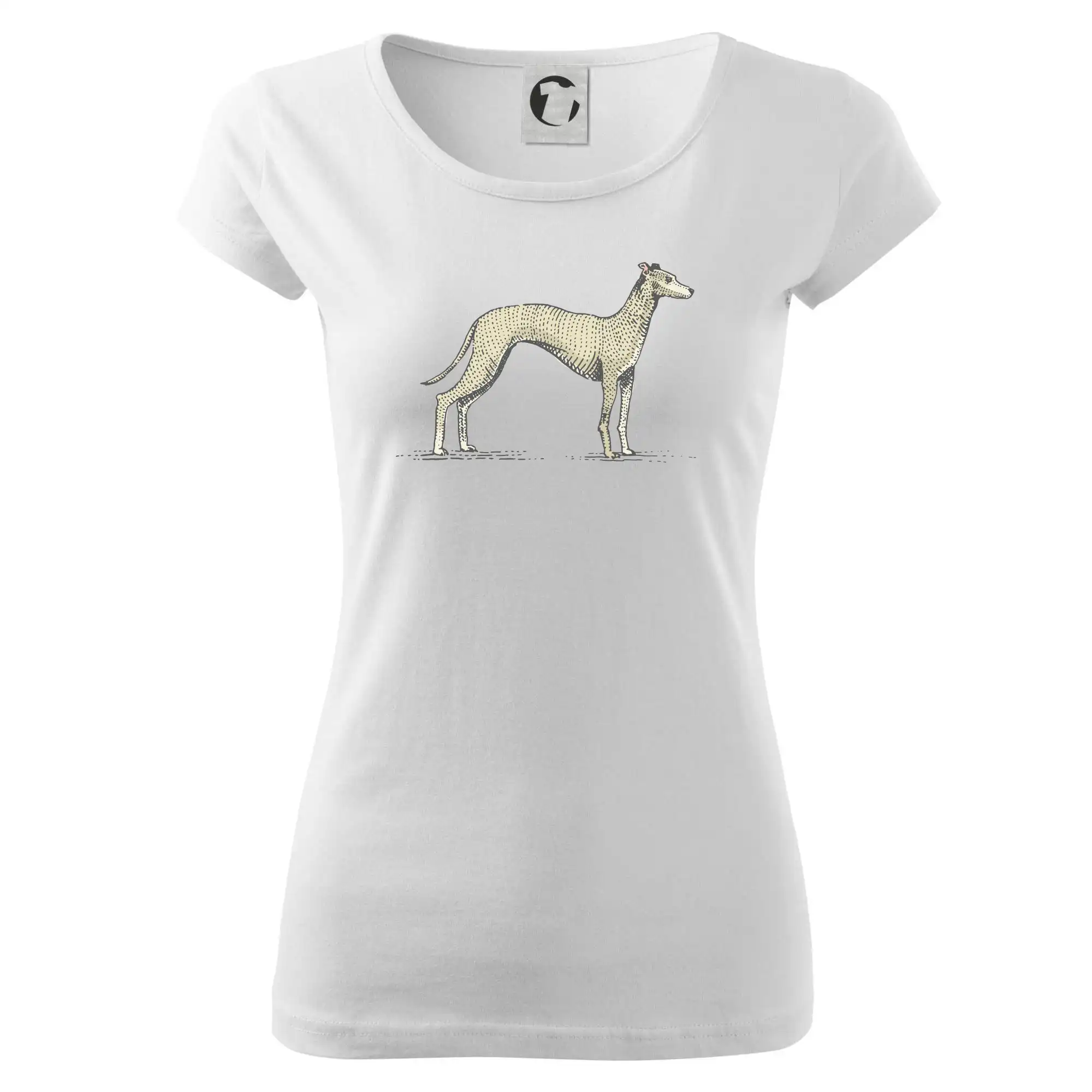 Ostatné psie plemená - Vintage Whippet - Dámske tričko Pure