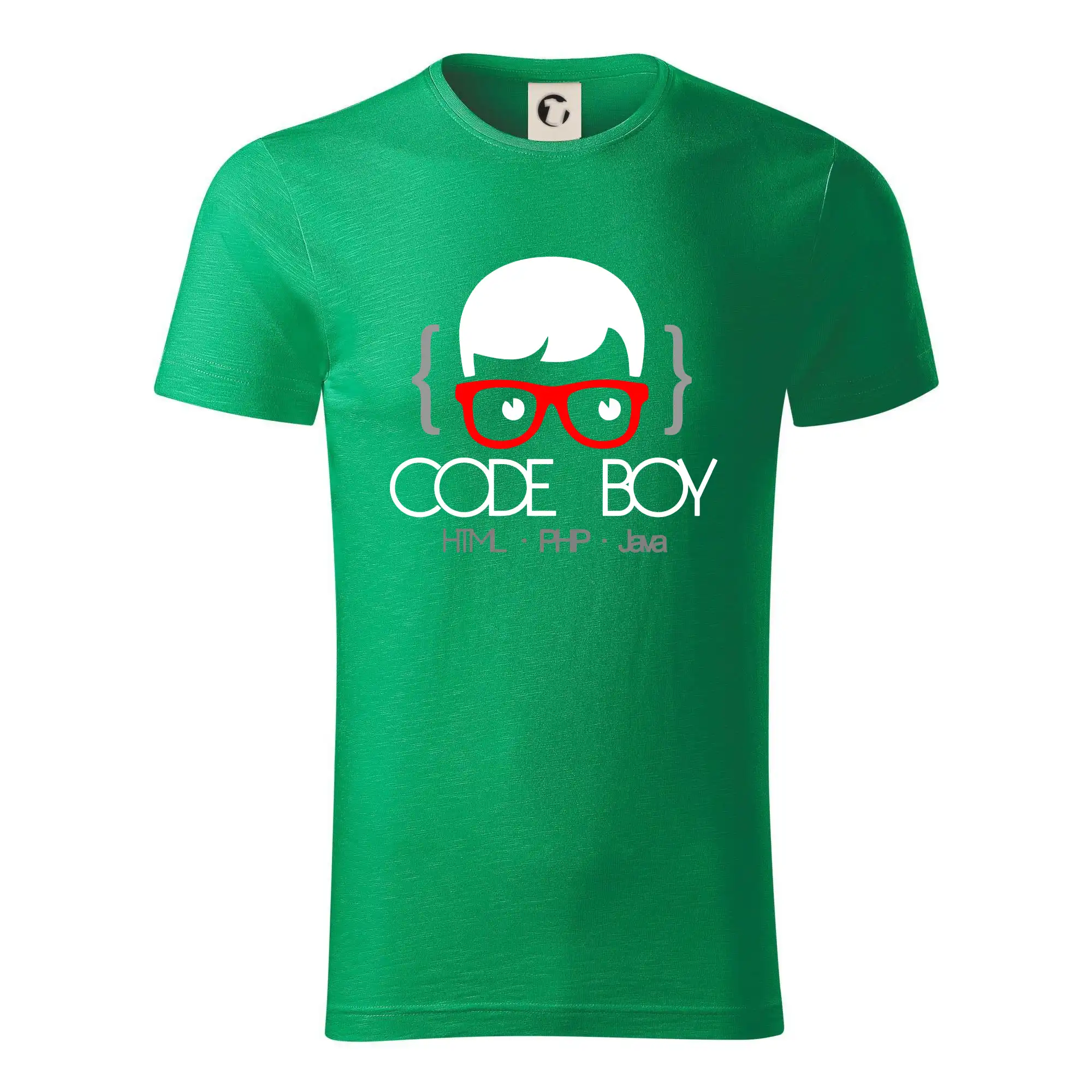 Tričká pre ajťákov - Code Boy - Tričko z organickej bavlny