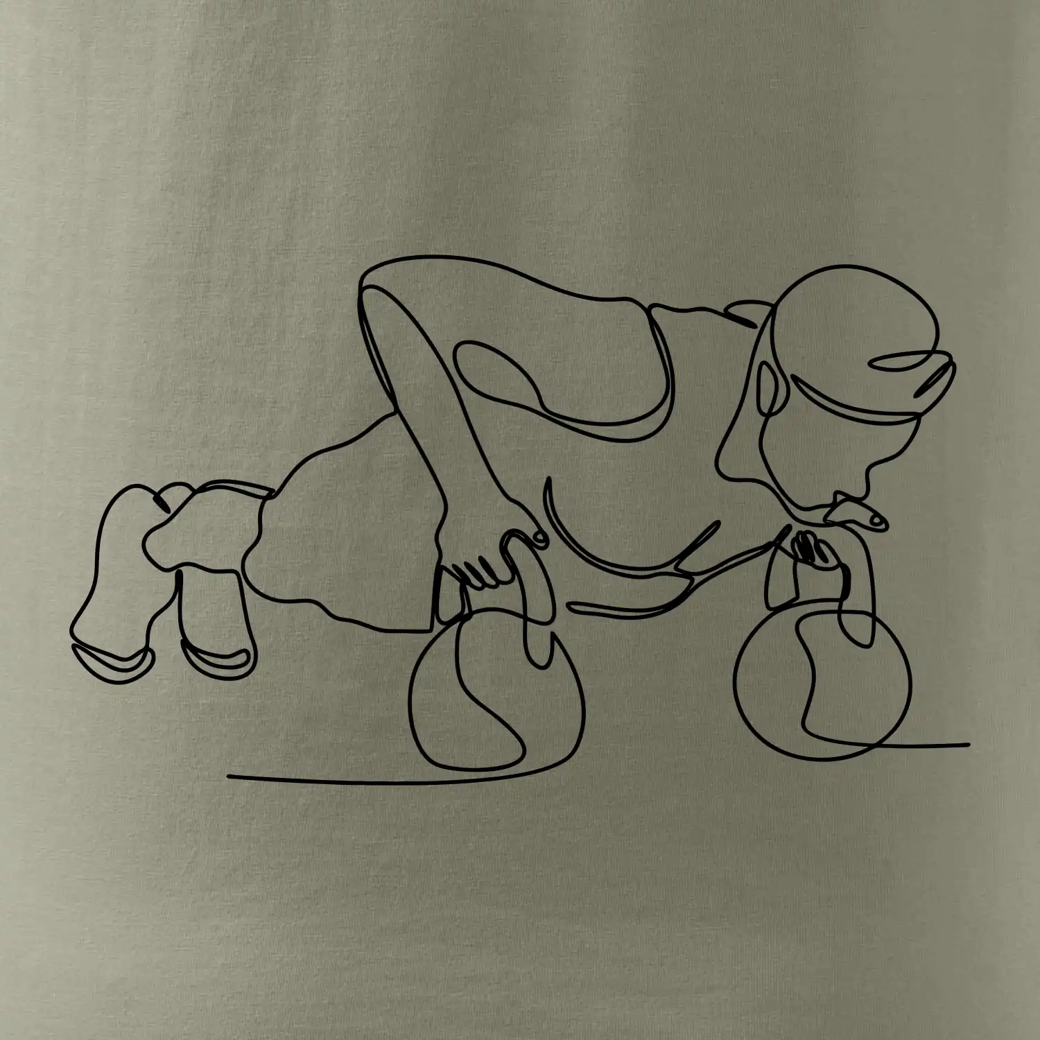 Kitebell posilování jedním tahem