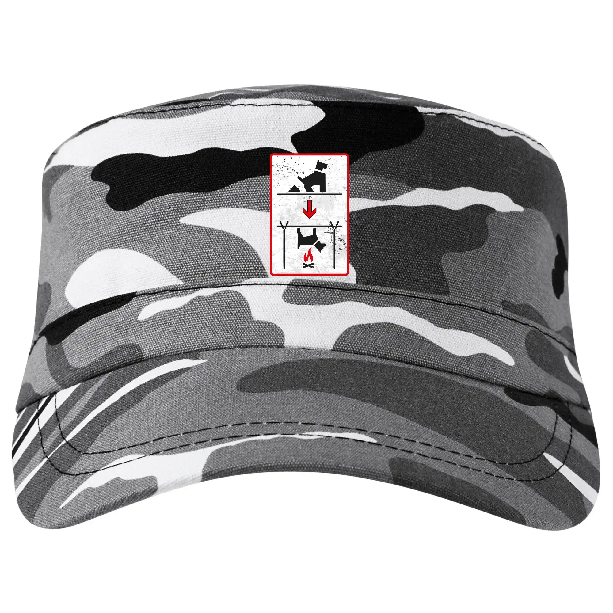 Ostatné psie plemená - Tričko pre odporcov sraní na chodníku - Šiltovka CAMO