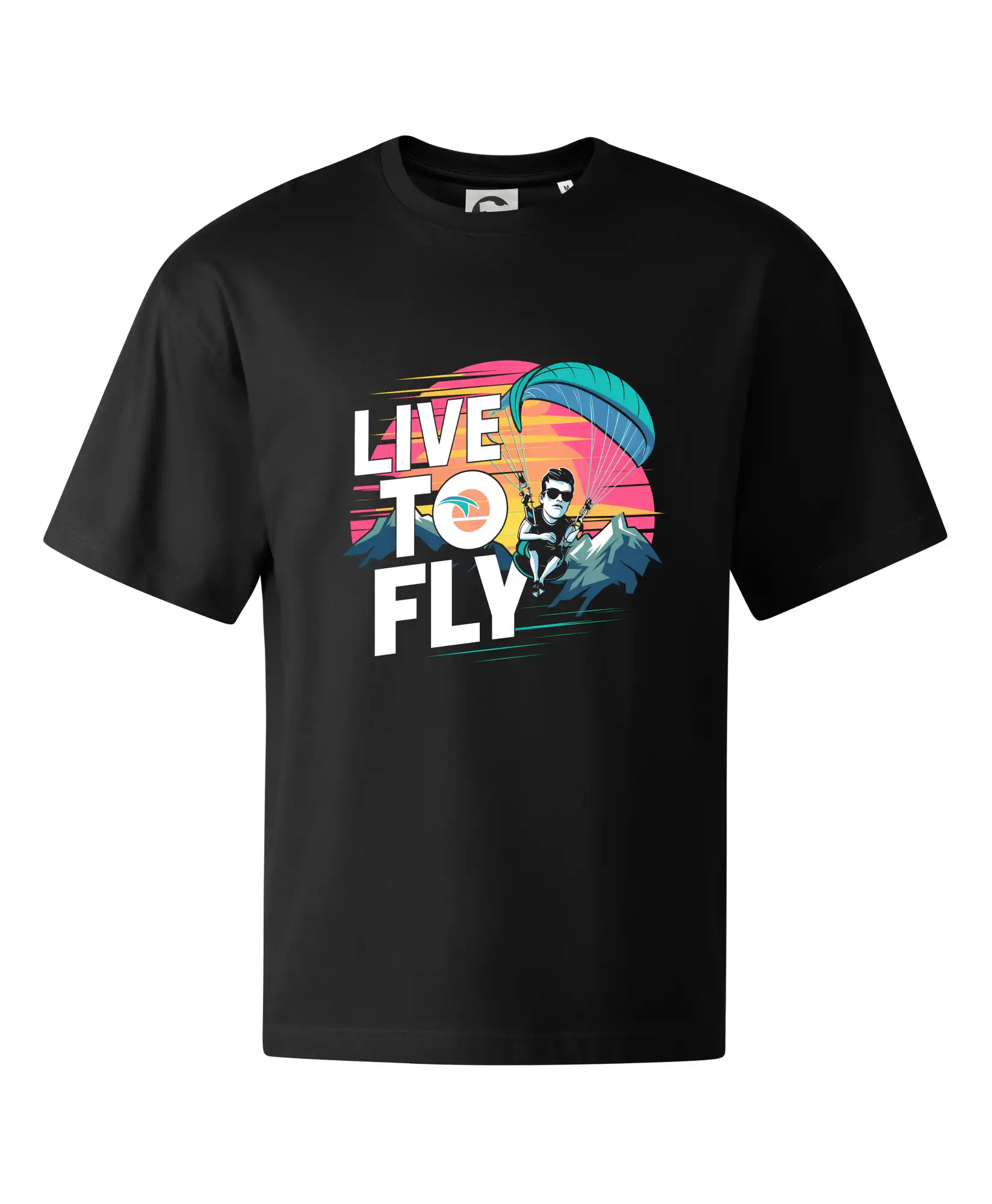 Tričká s motívom paraglidingu - Paraglide life to fly - Stage unisex - OVERSIZE