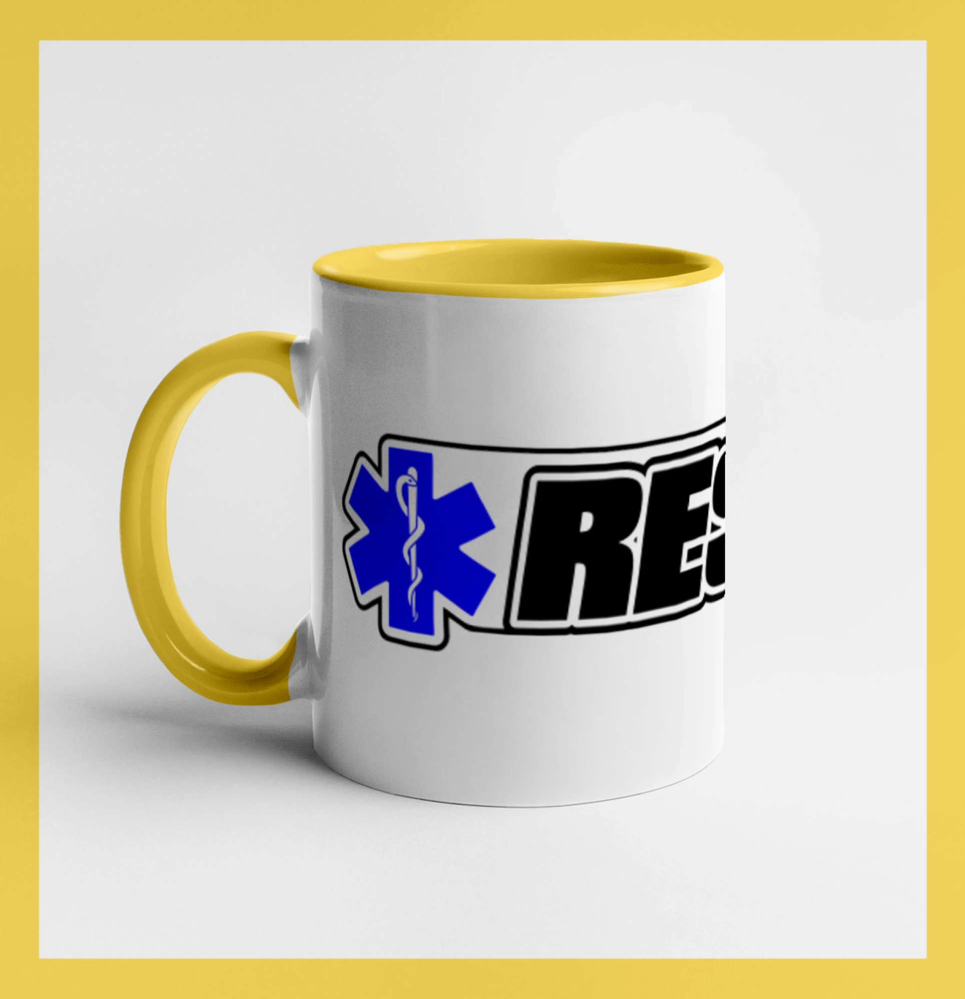 Záchranár rescue kríž modrý